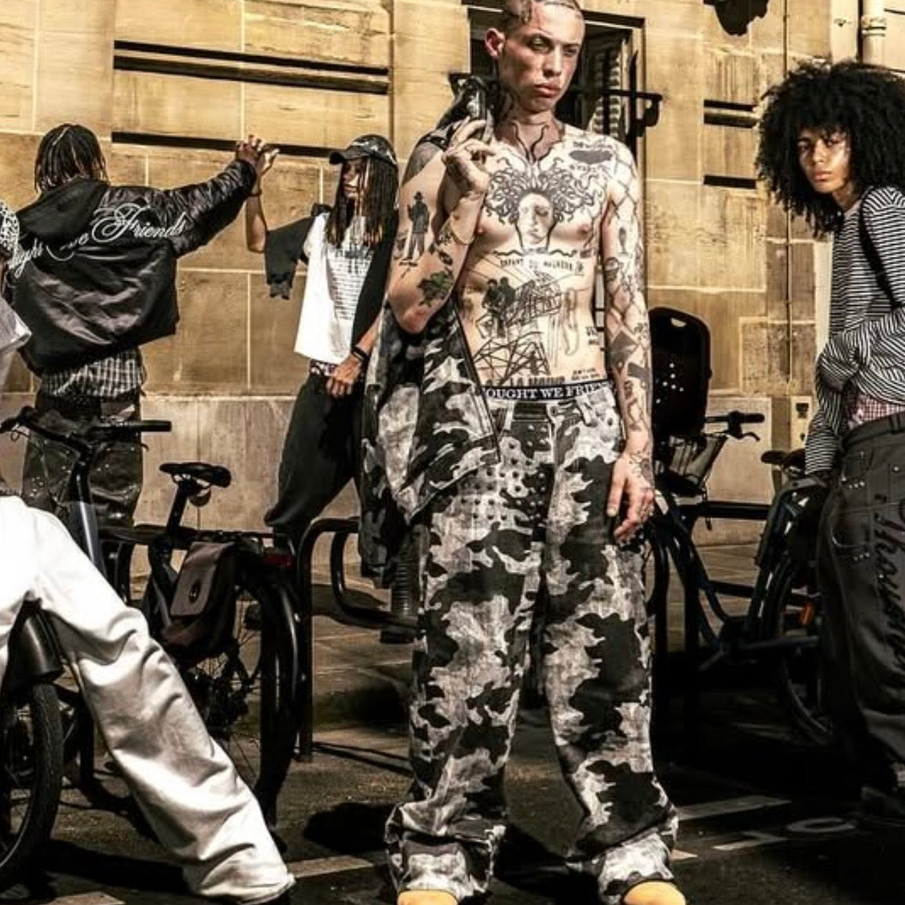 Devlin Distressed Baggy Denims