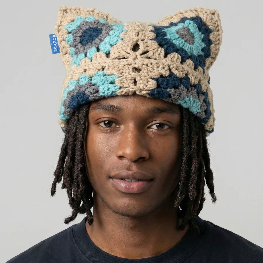 Paris Crochet Cat Hat