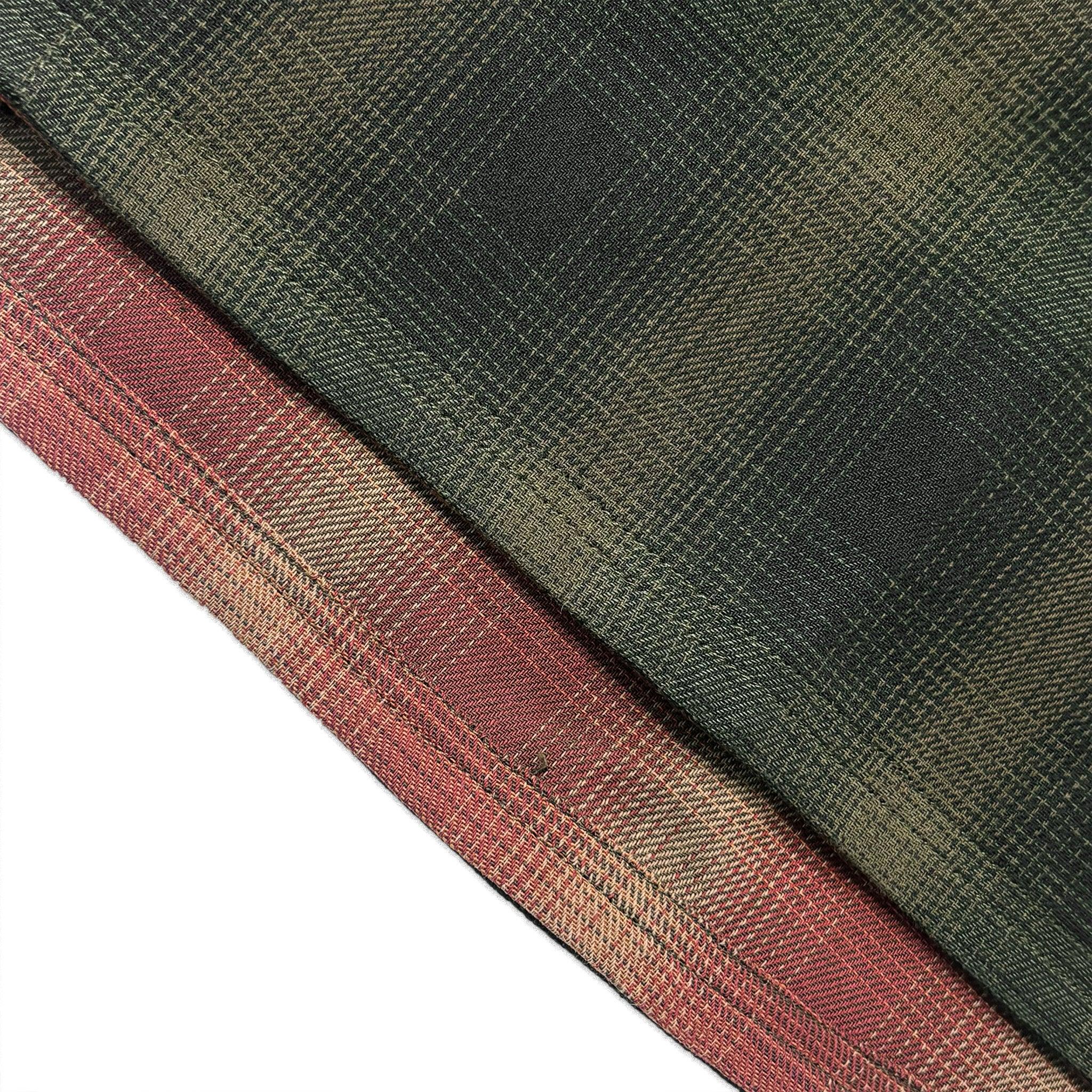 Bonded Reversible Plaid Shirt