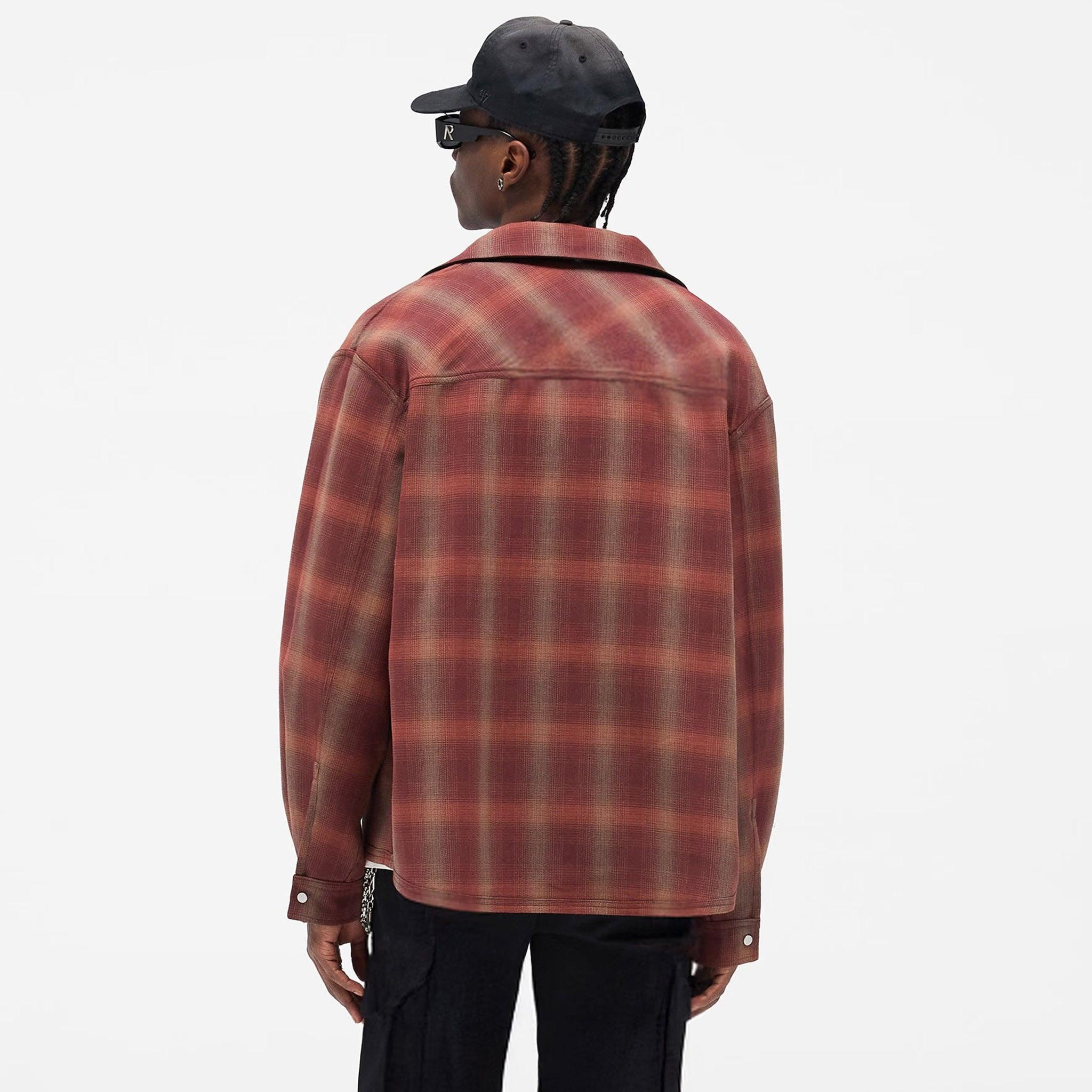 Bonded Reversible Plaid Shirt