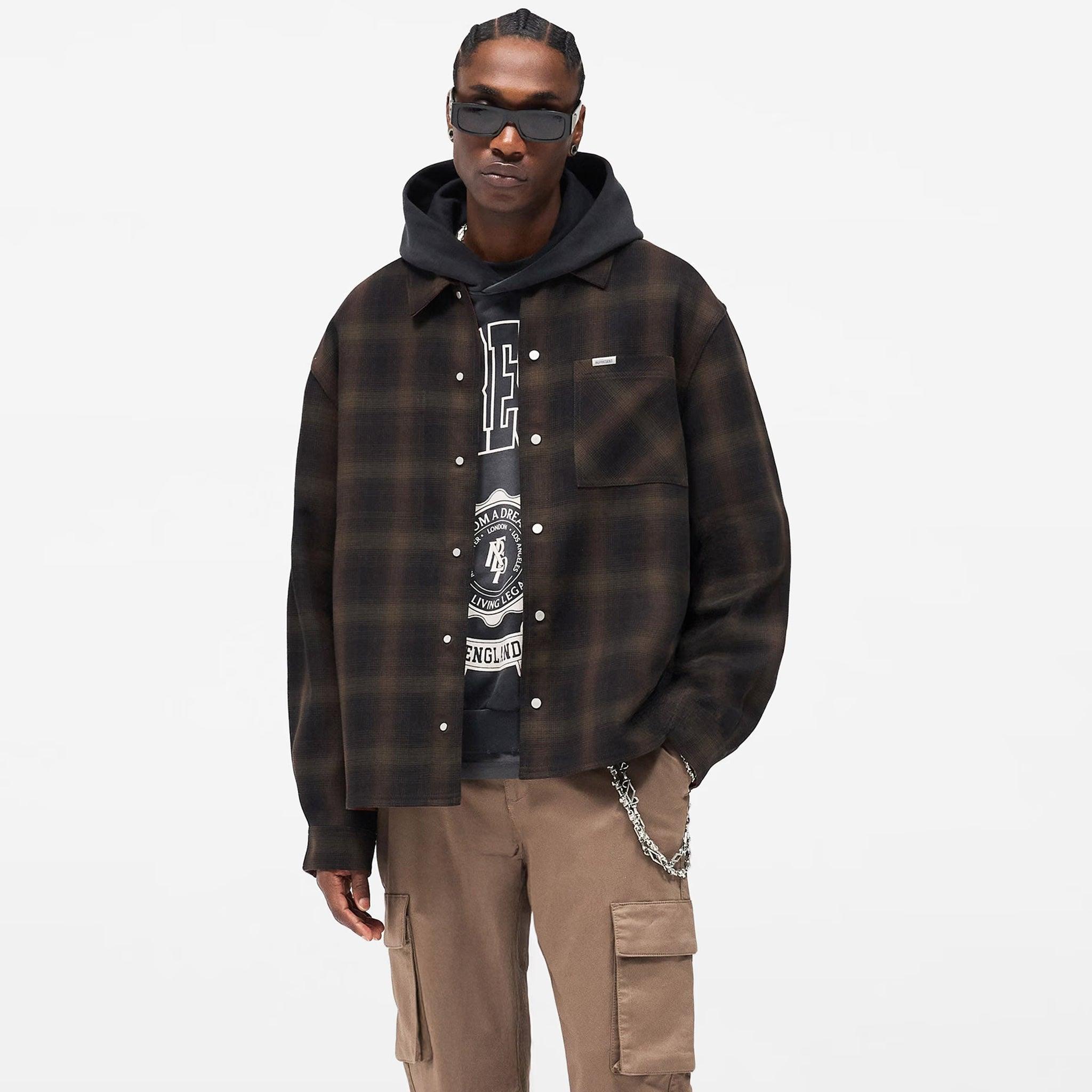 Bonded Reversible Plaid Shirt
