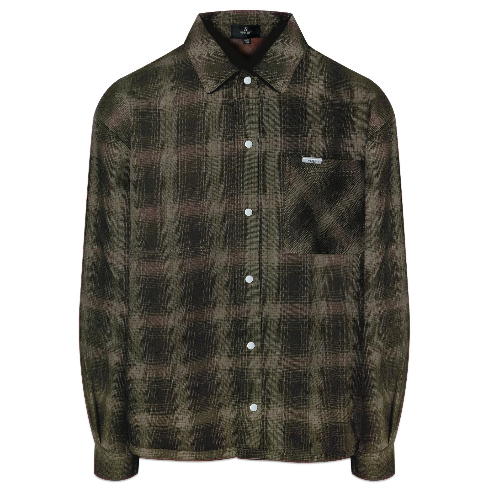 Bonded Reversible Plaid Shirt