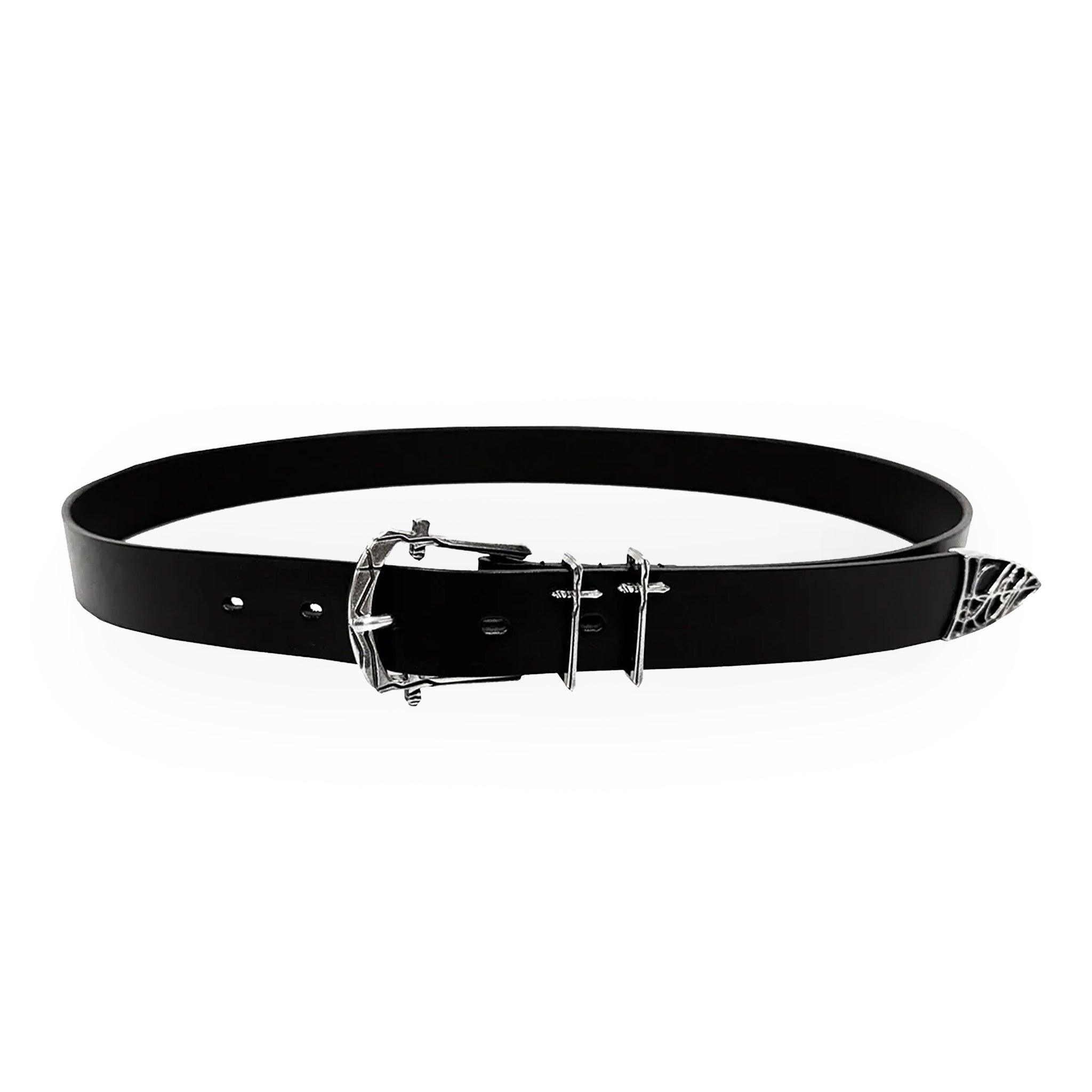 LAST NEST(ラストネスト)商品ページ - Cracked Cross Belt - Black
