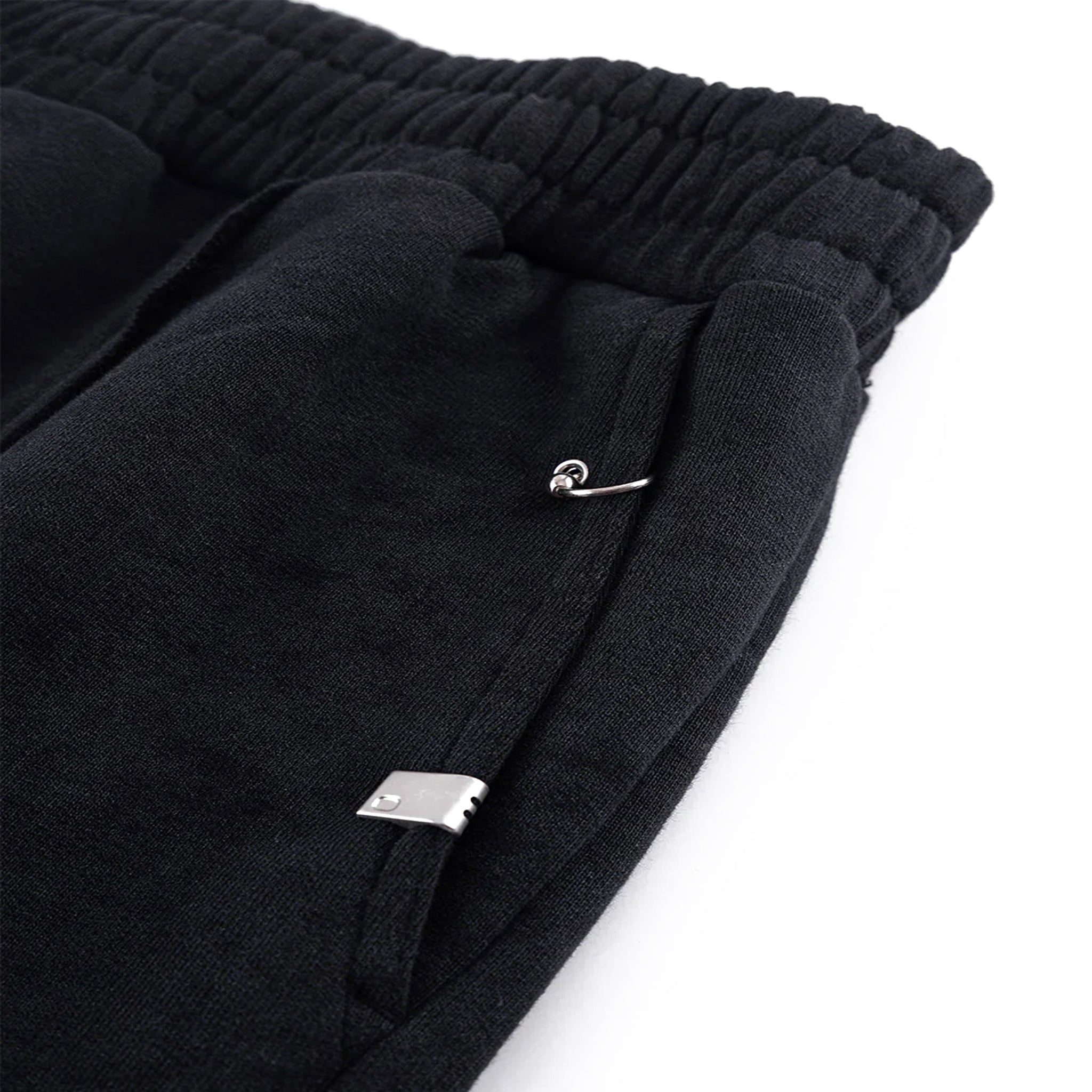 Dagger Cross Leather Patch Baggy Jogger Pants