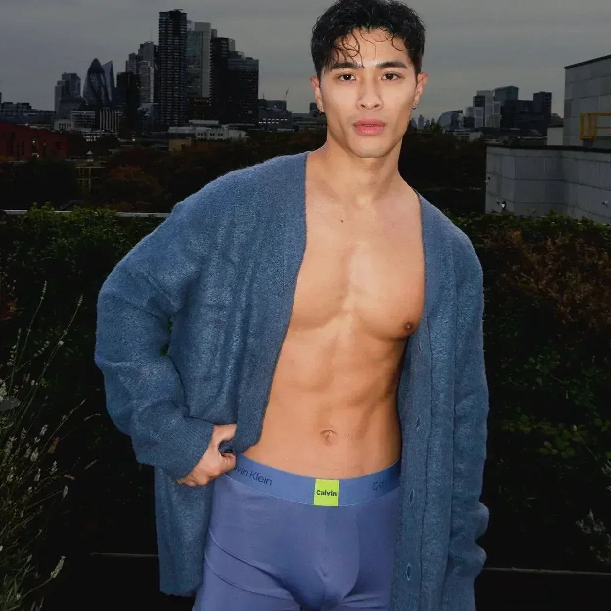 Modern Logo Patch Low Rise Trunk - CALVIN KLEIN - VENTURER