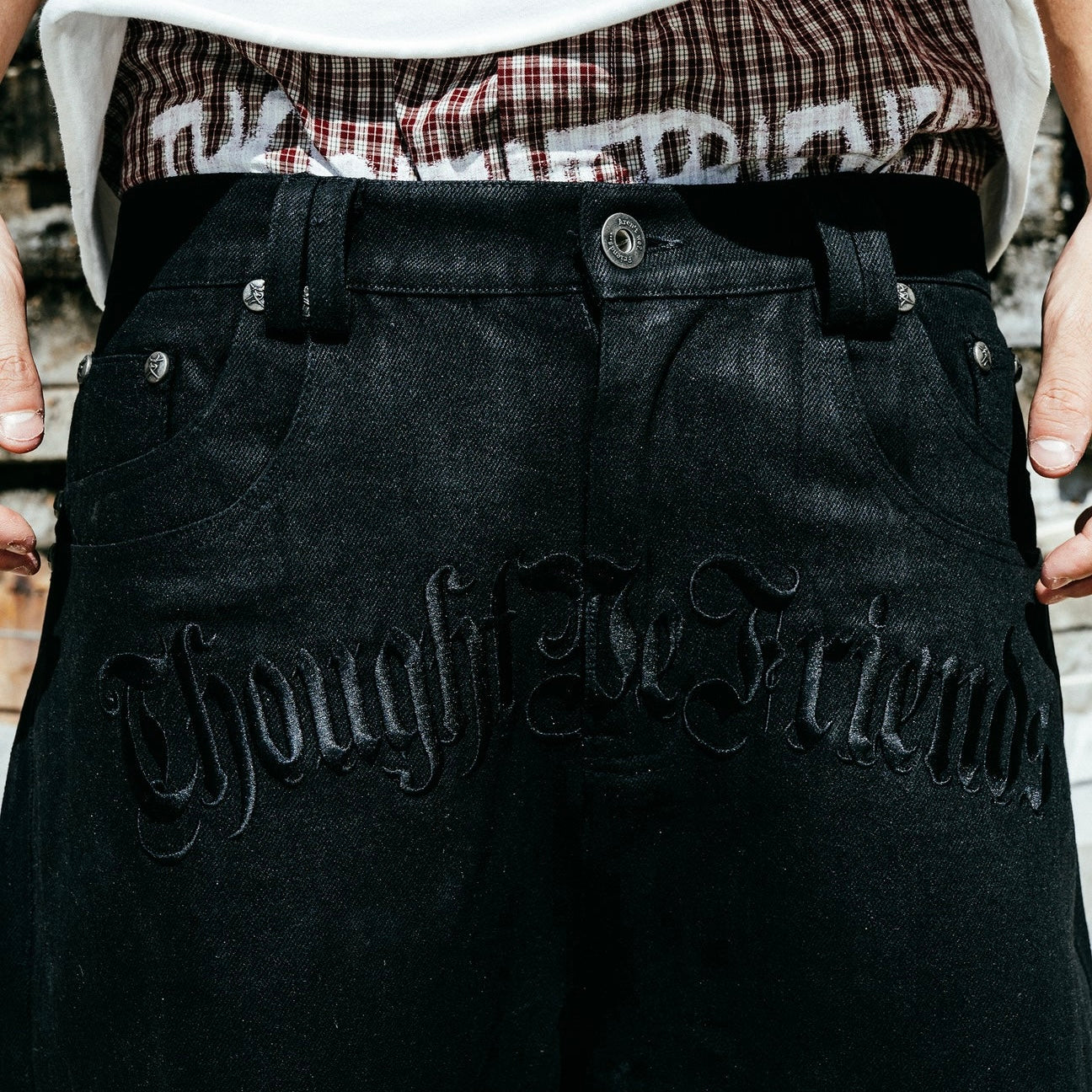 Lucius Distressed Baggy Denims