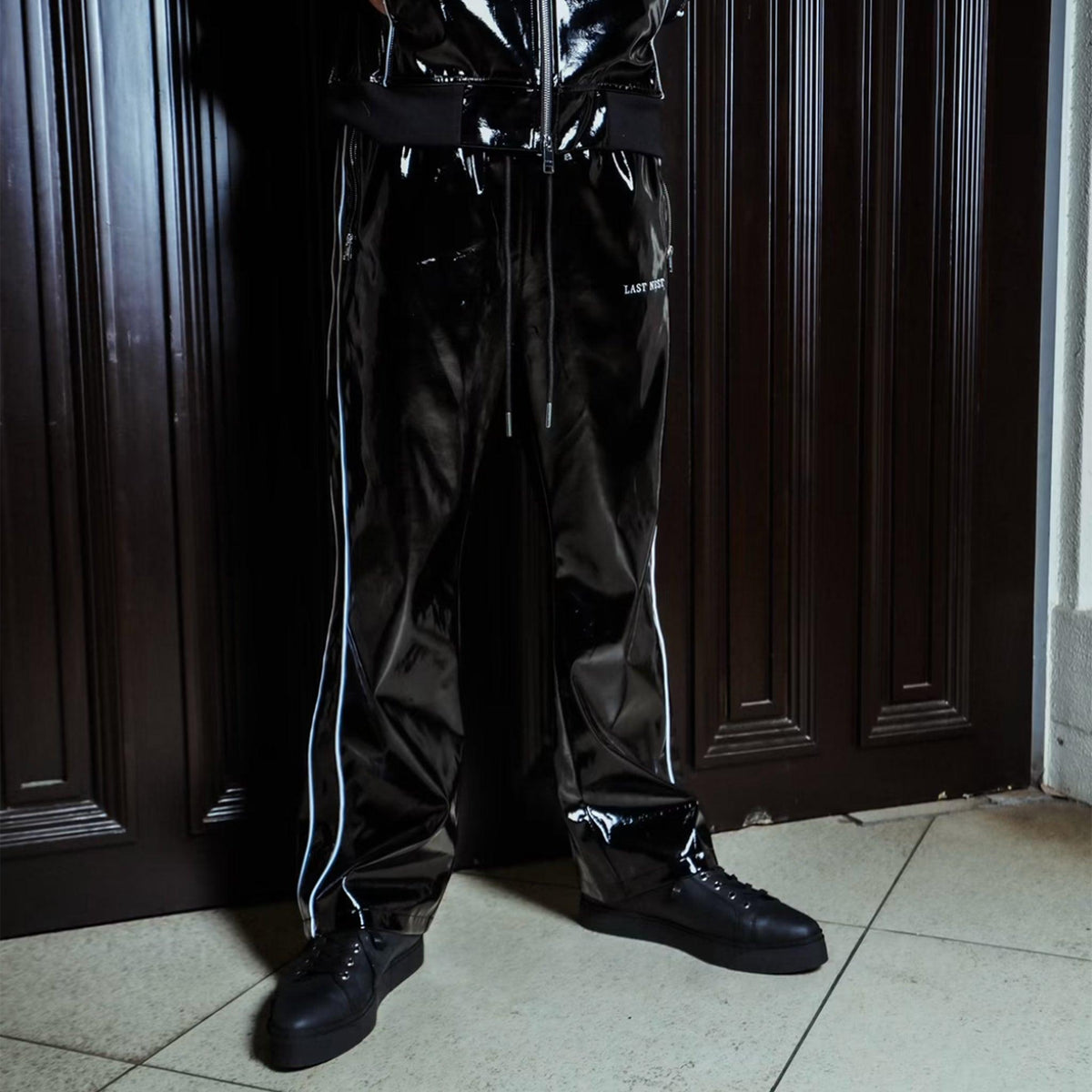 Patent Track Pants