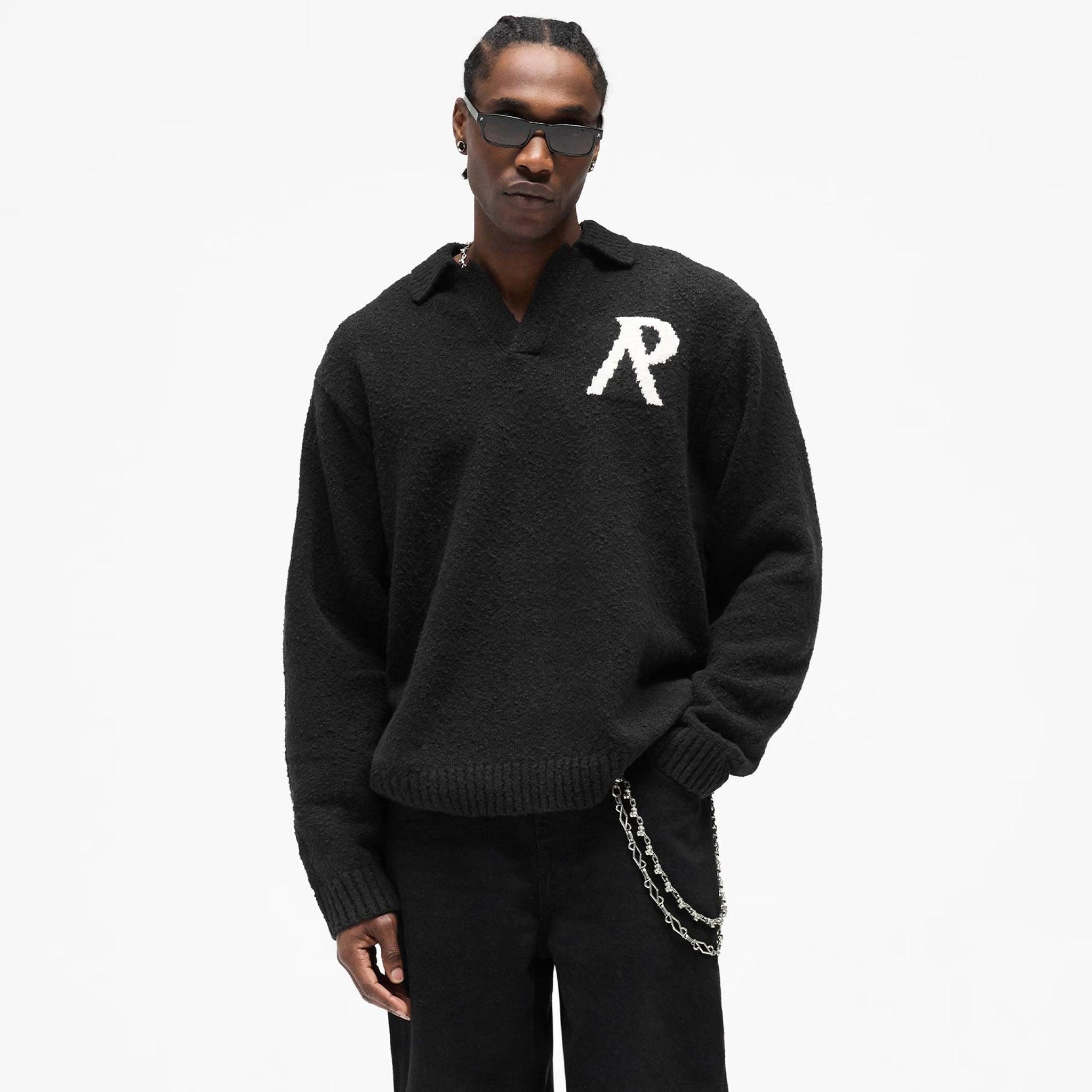 Knitted Boucle Polo