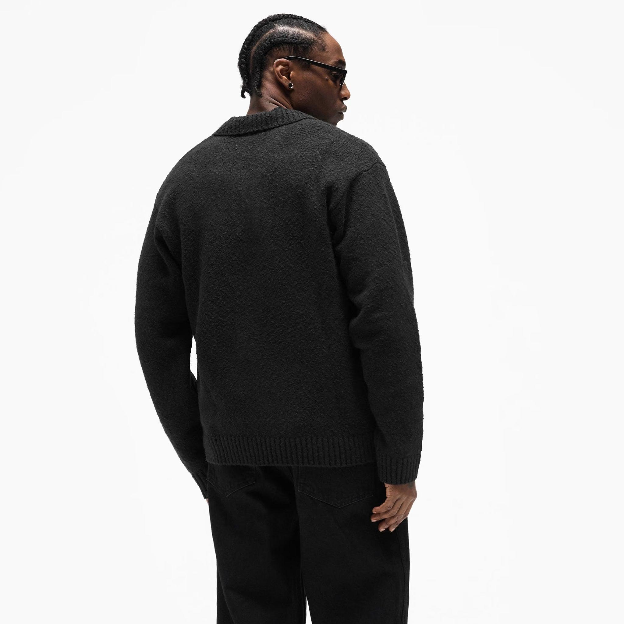 Knitted Boucle Polo