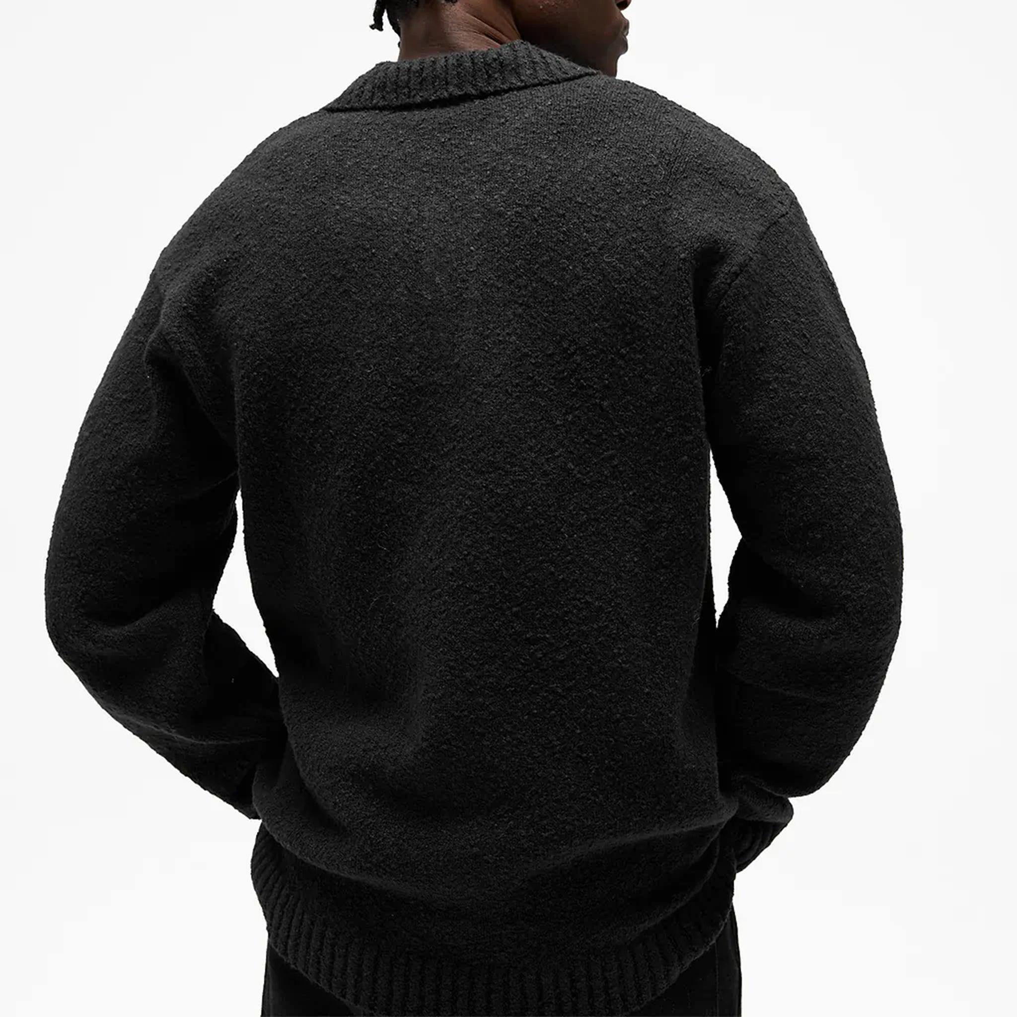 Knitted Boucle Polo