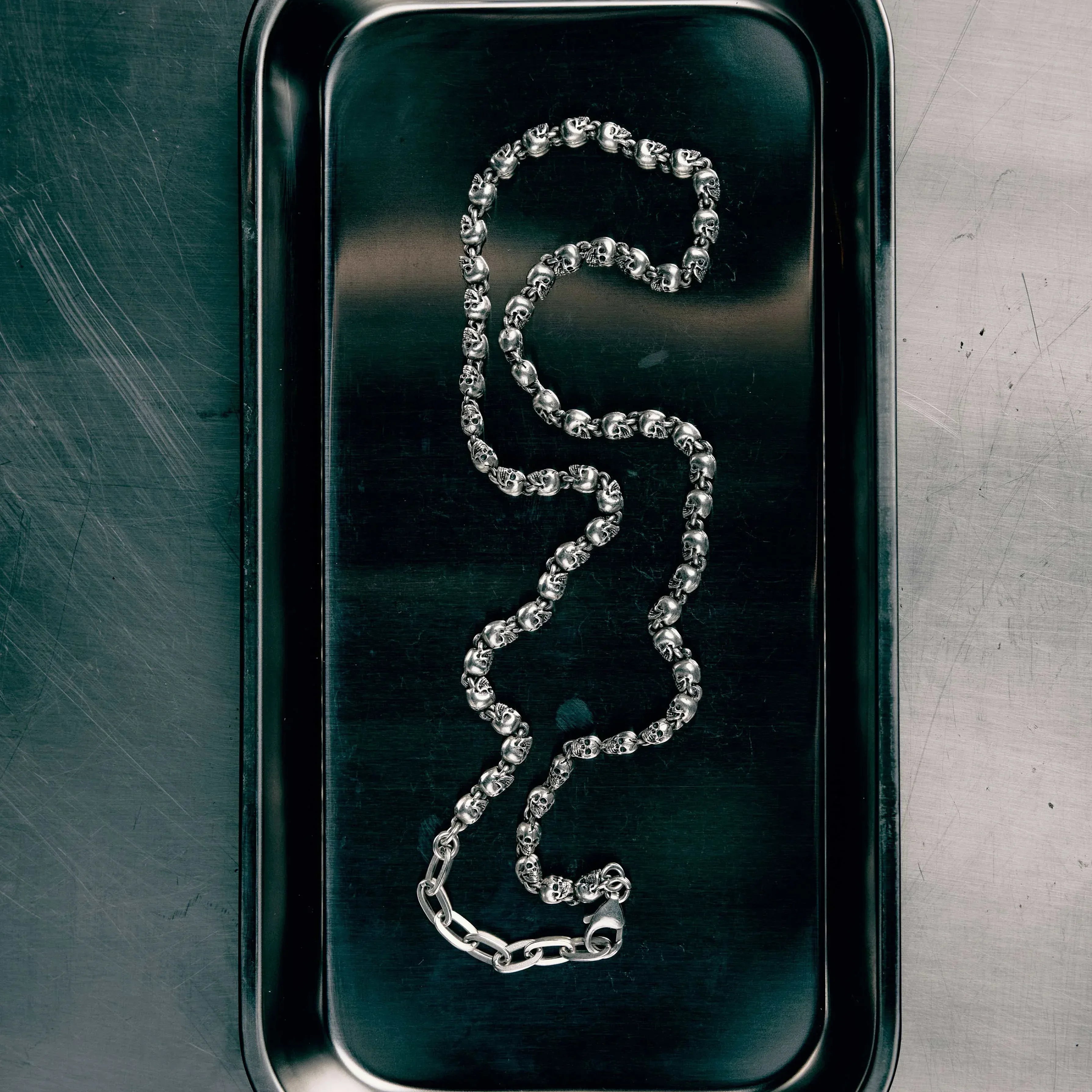 Skull Link Chain Necklace - FOR THOSE WHO SIN - VENTURER