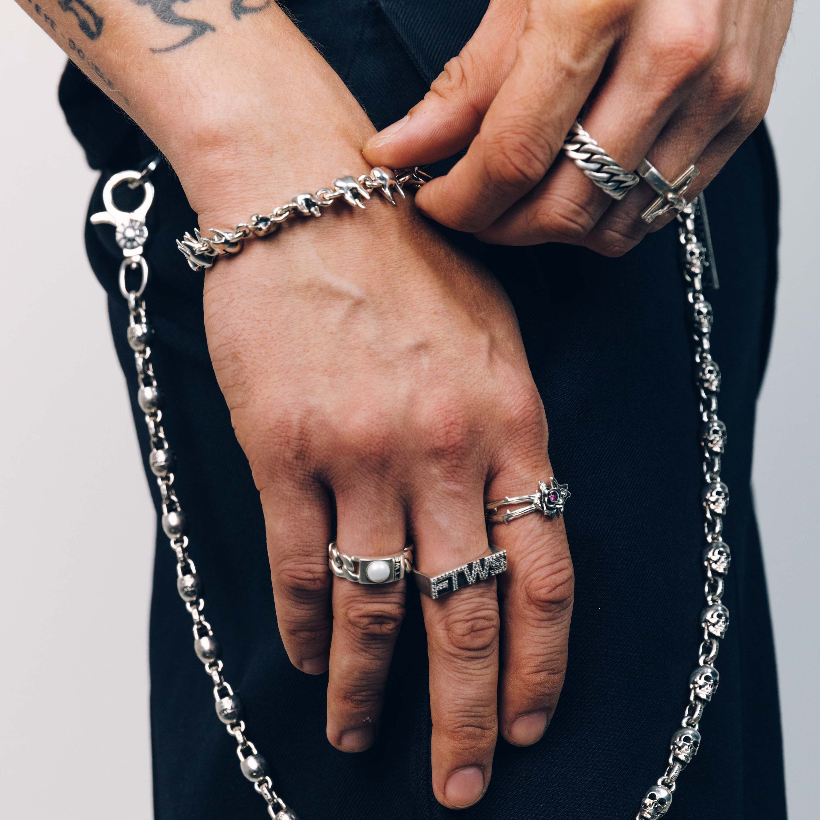 Skull Chain Bracelet