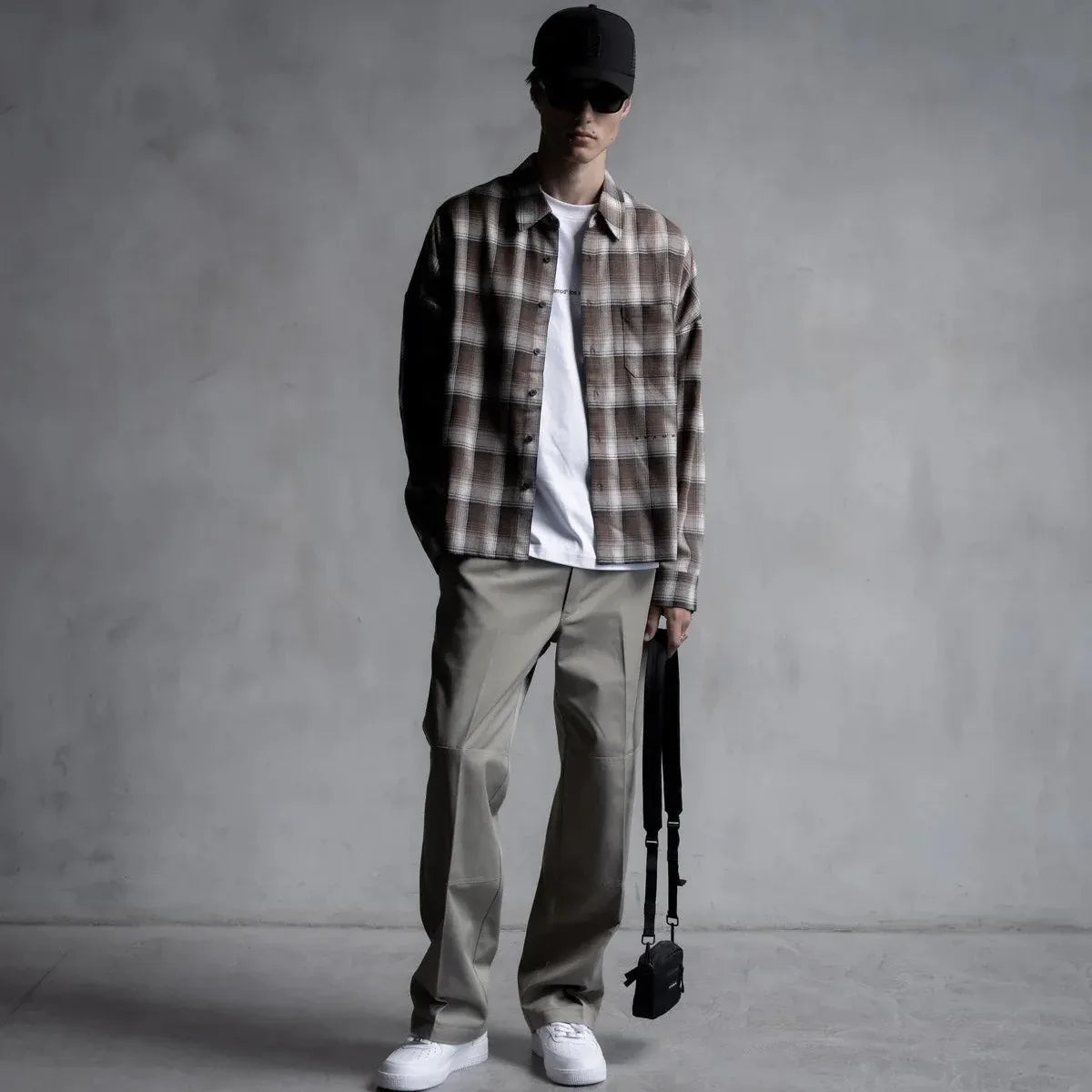 Oversized Plaid Buttondown - STAMPD - VENTURER