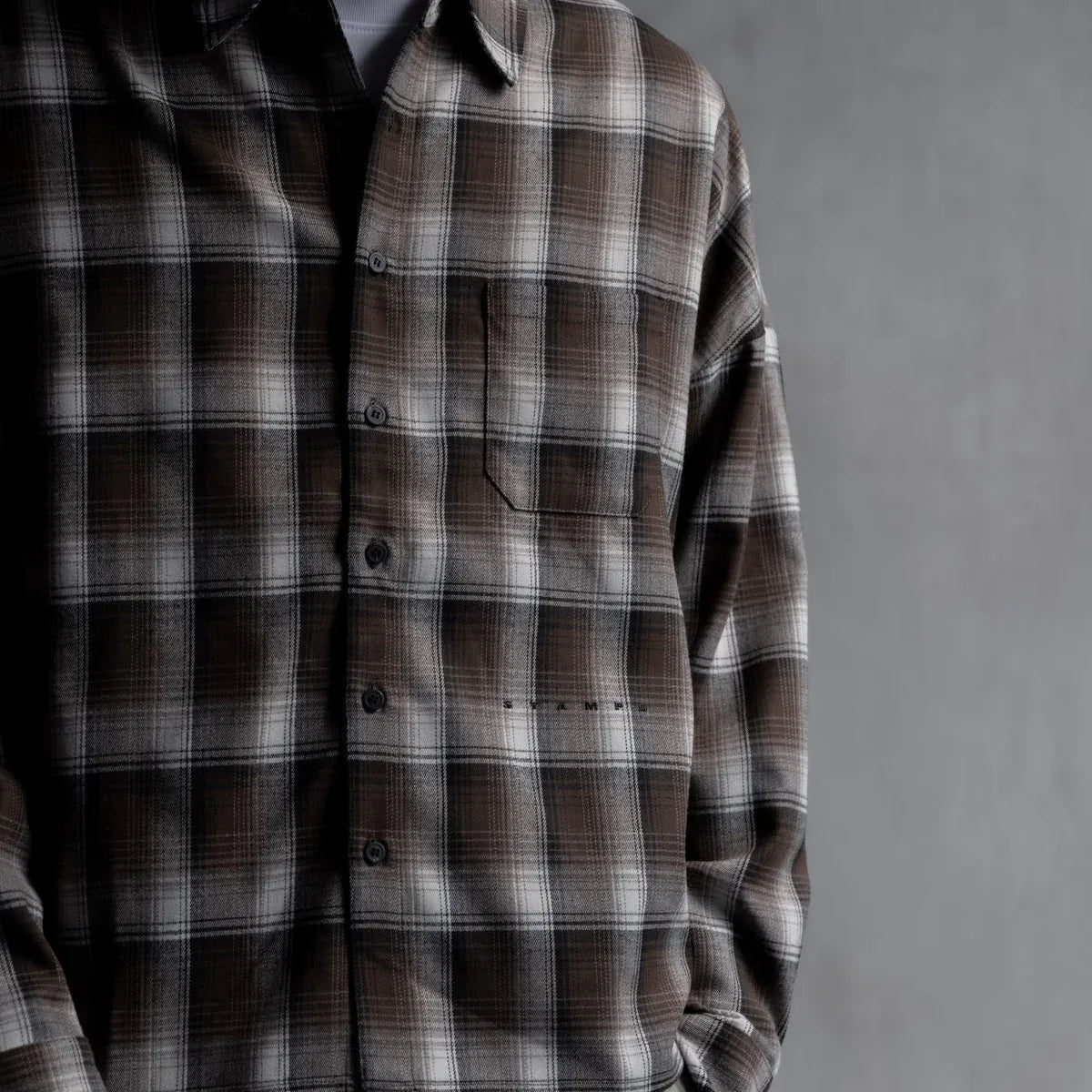 Oversized Plaid Buttondown - STAMPD - VENTURER
