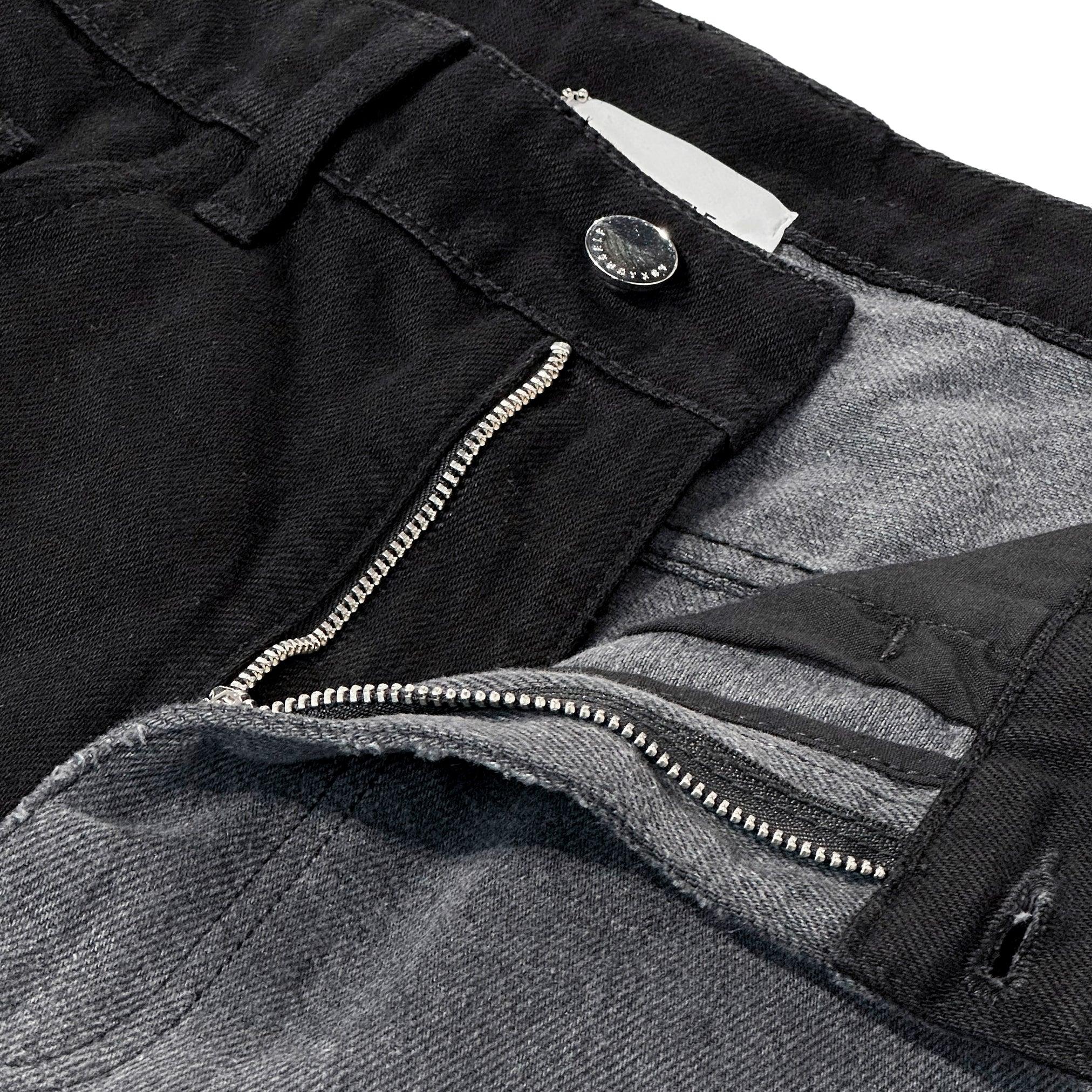 Split Baggy Jeans Shorts