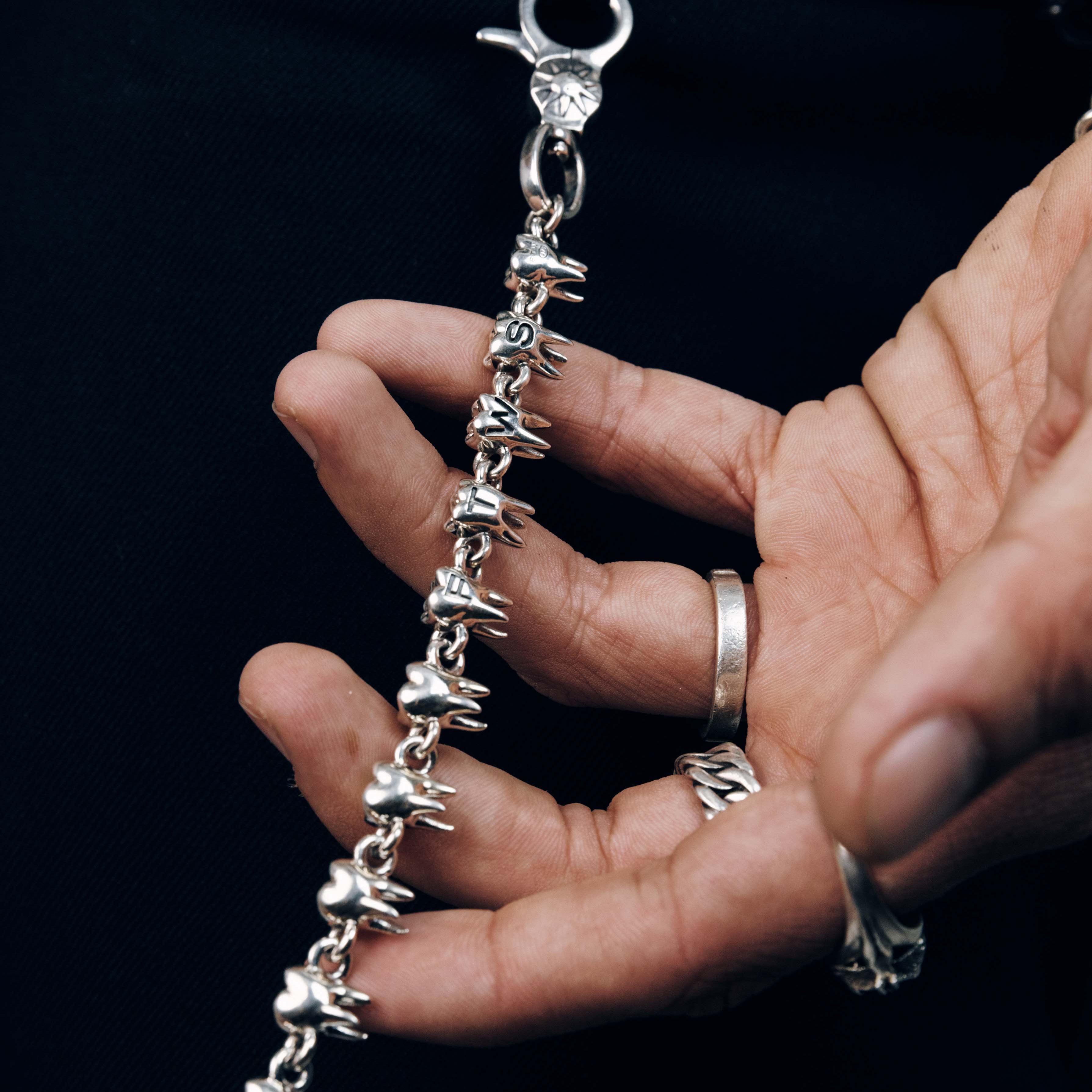 Crooked Smile Wallet Chain