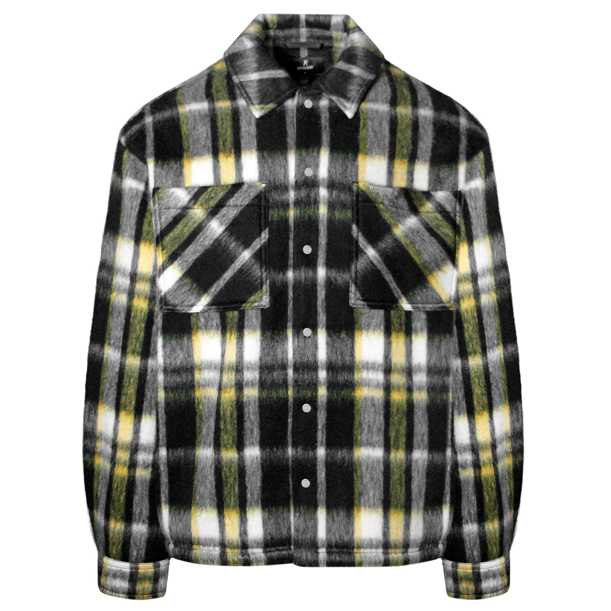 REPRESENT product page - Textured Overshirt - Jet-Black - VENTURER