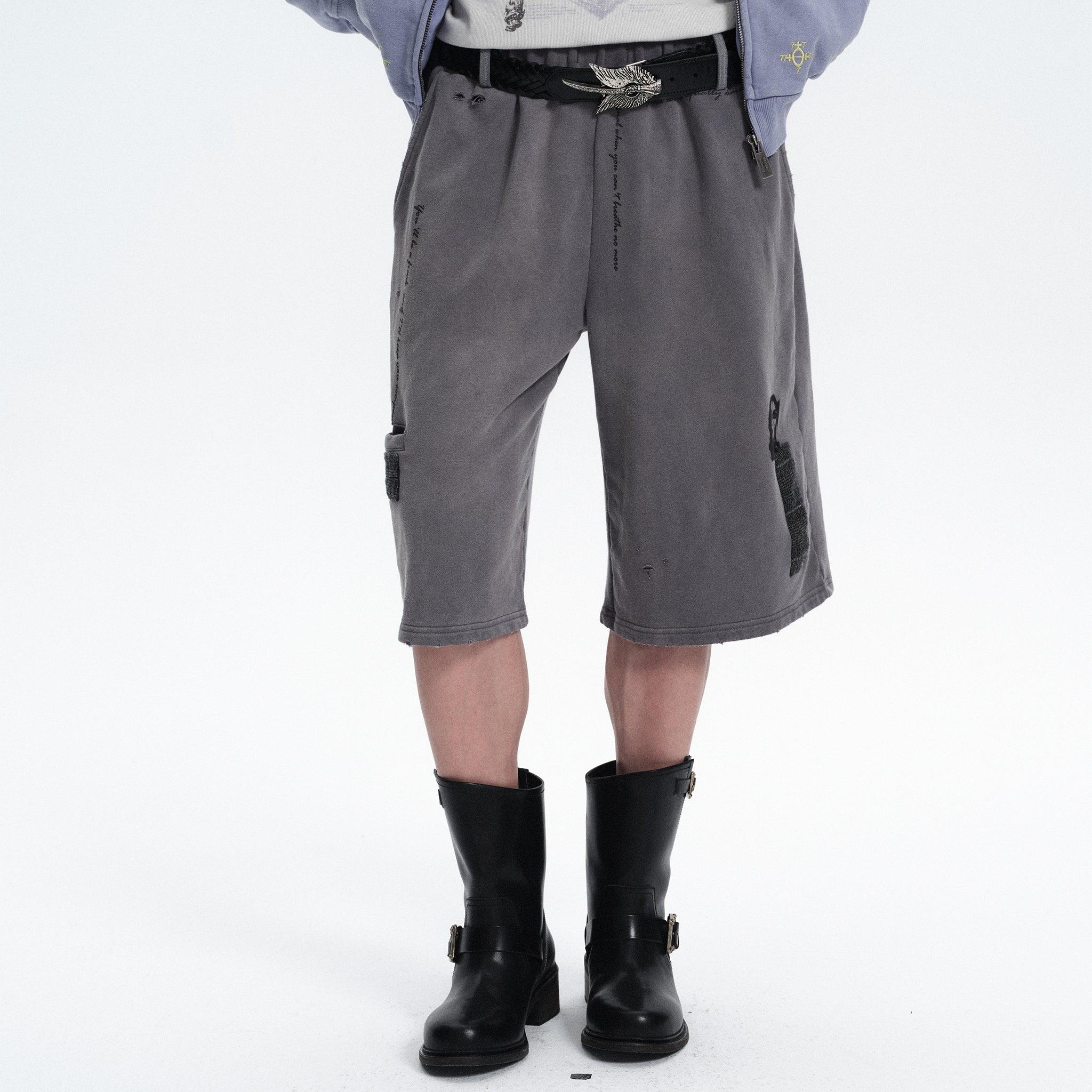 Patchwork Sweatshorts