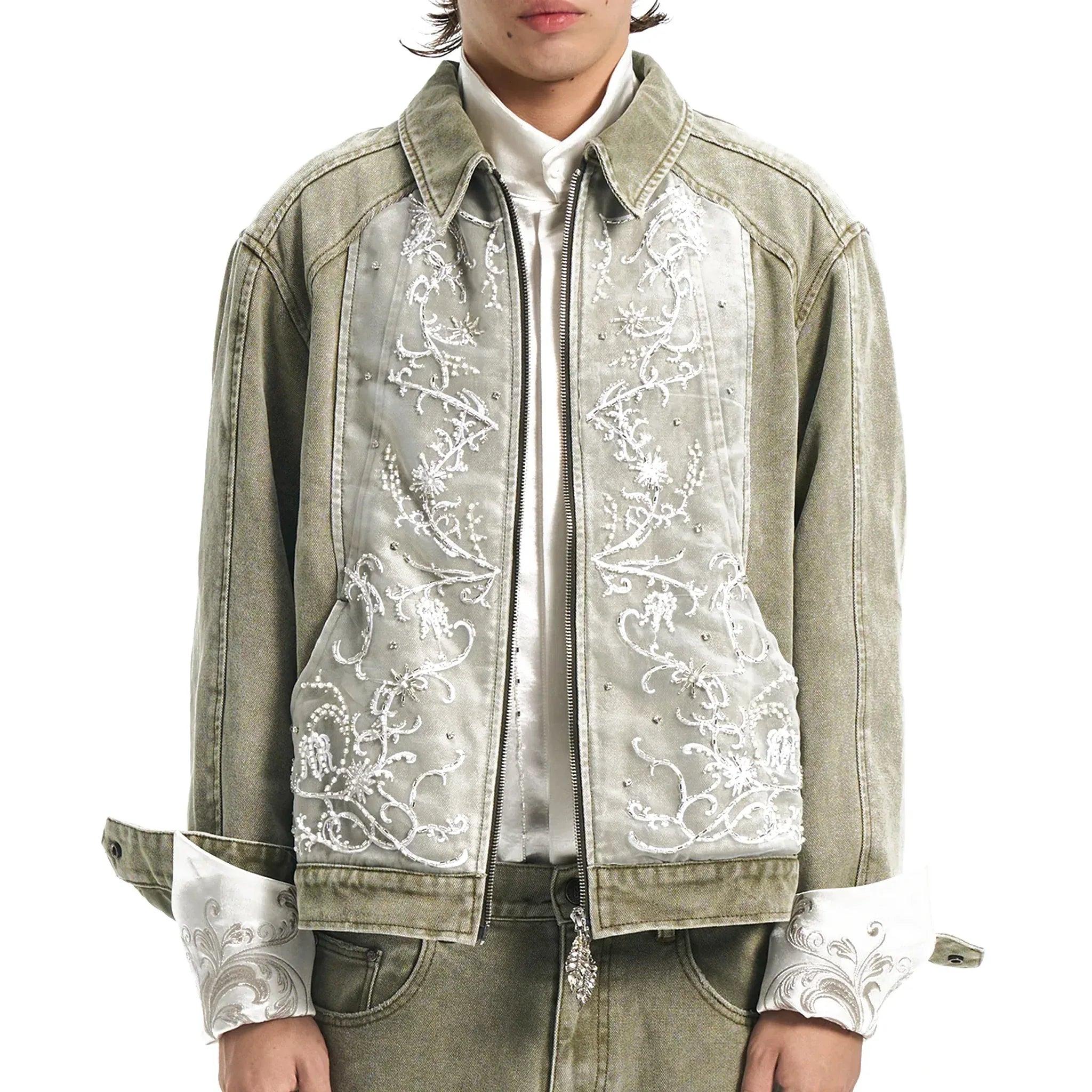 Beaded Workwear Jacket - BIRTH OF ROYAL CHILD - VENTURER