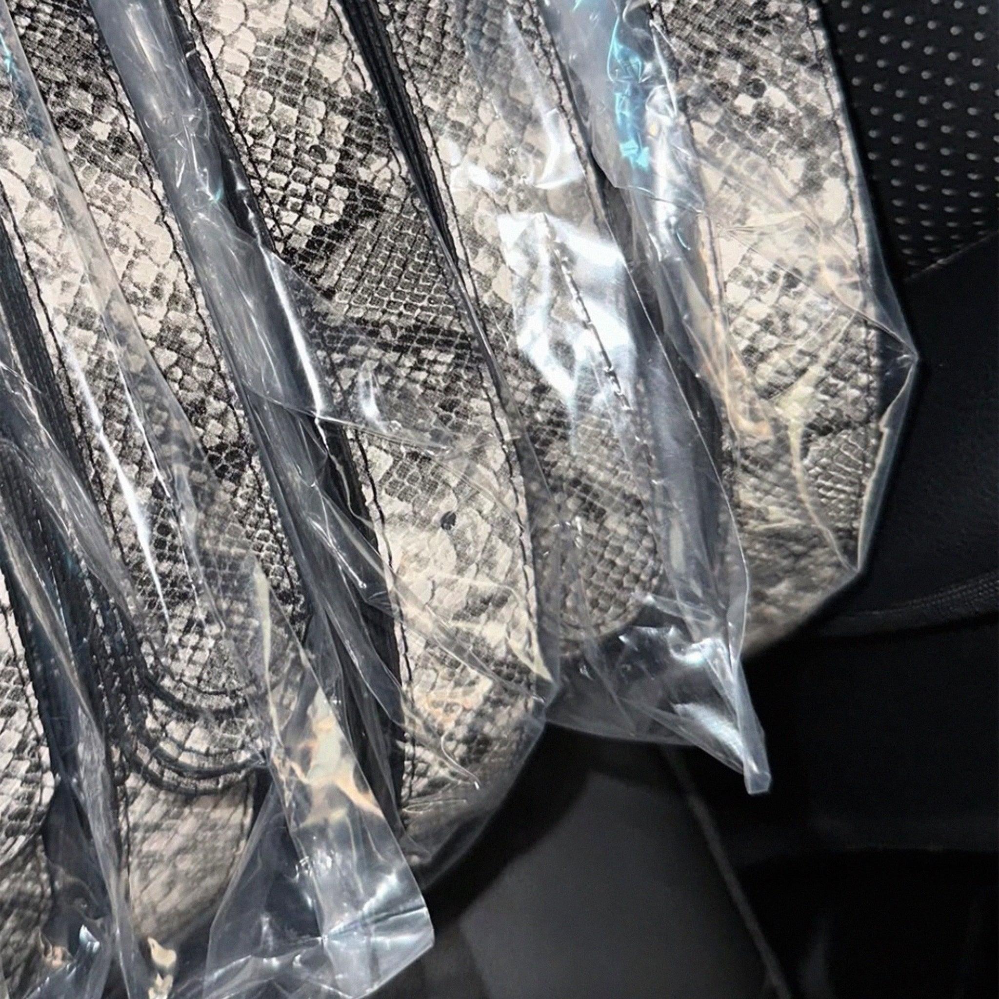 AX Light Snake Texture Belt