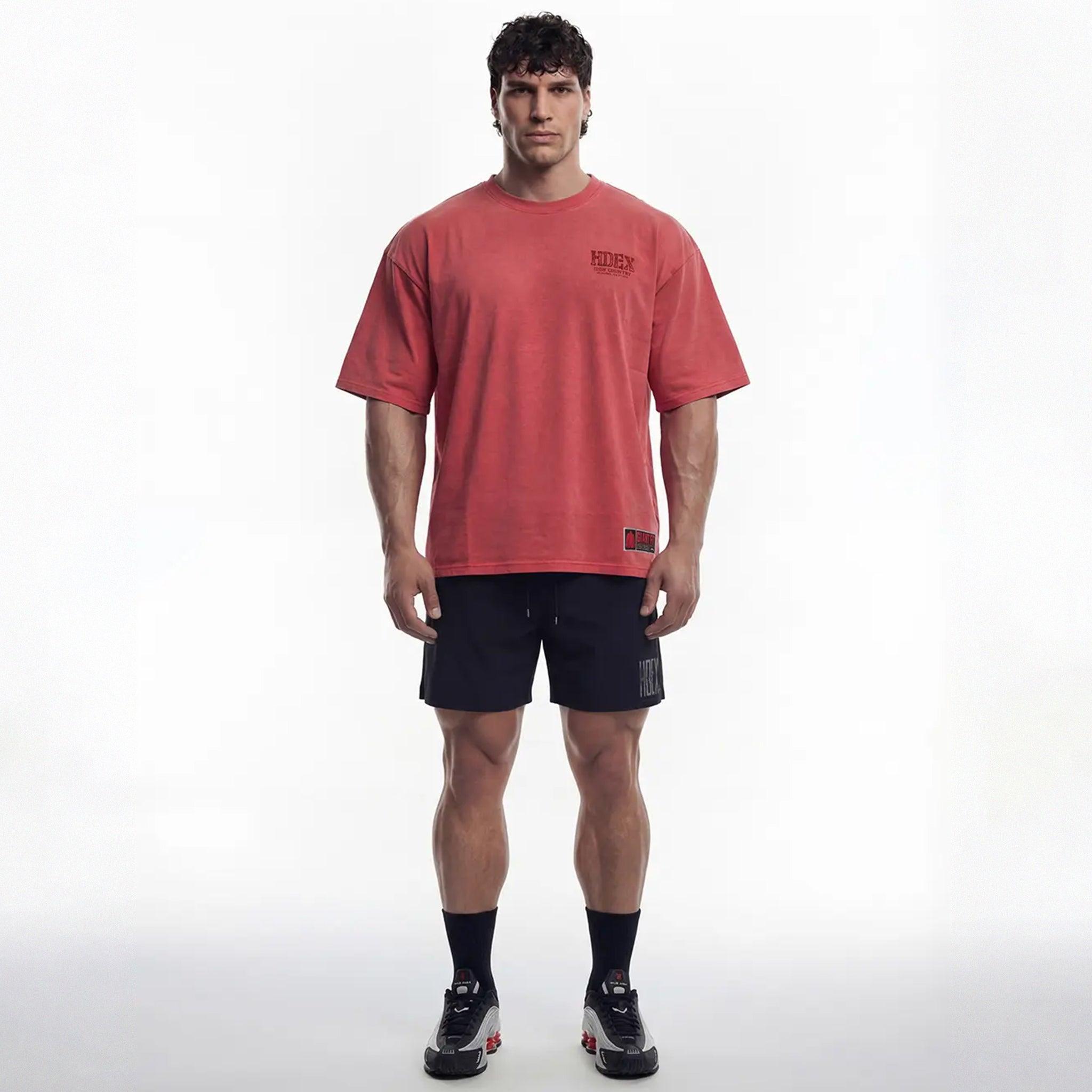 Core Back Logo Giant Fit Washed Short Sleeve