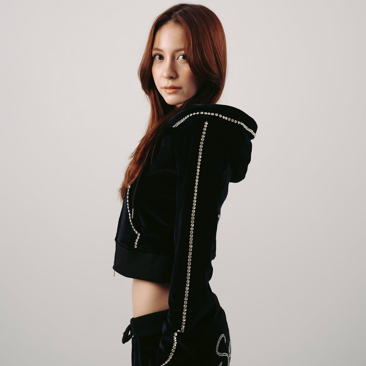 Womens Velvet Tracksuit
