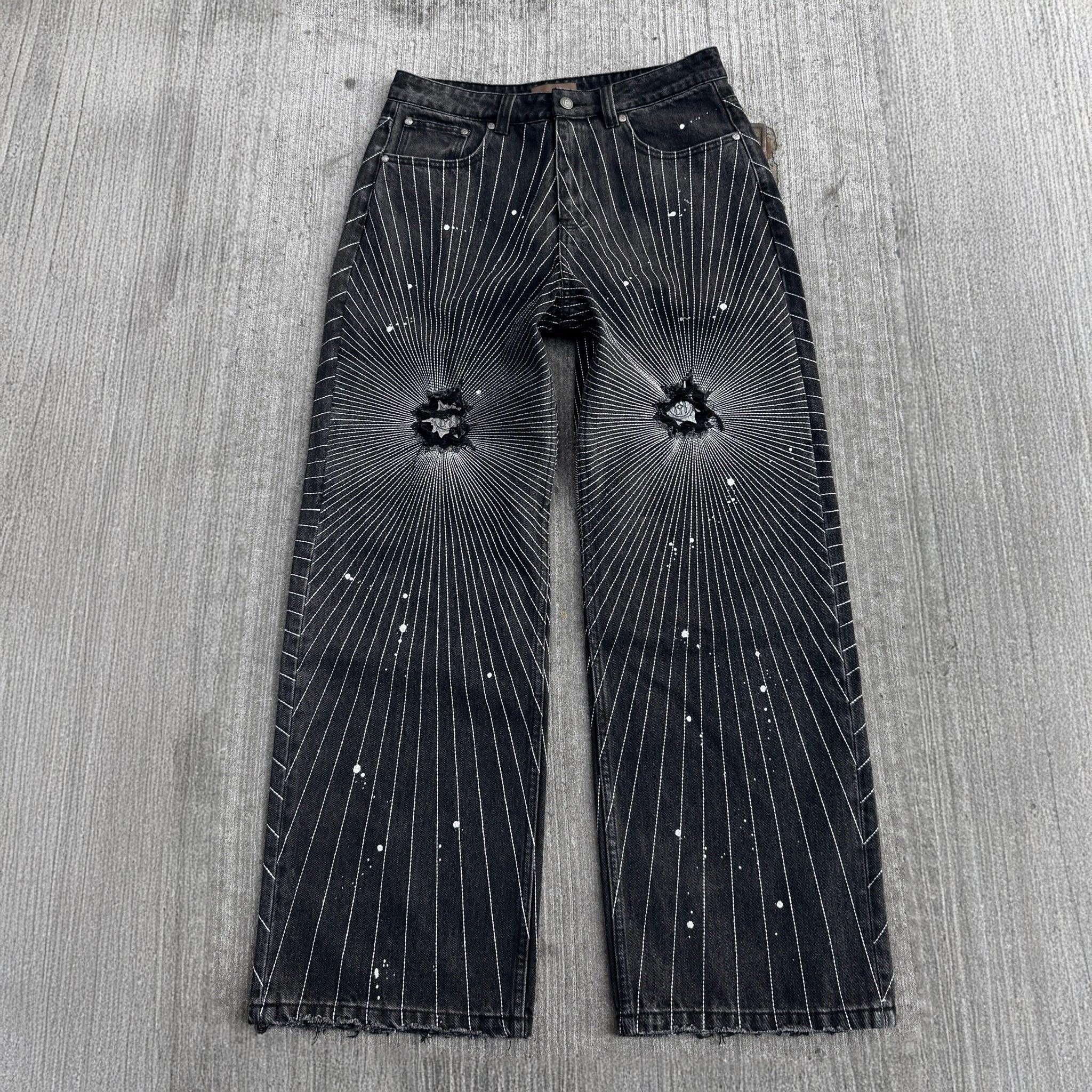 Radiant Beam Denim Pants - BIRTH OF ROYAL CHILD - VENTURER