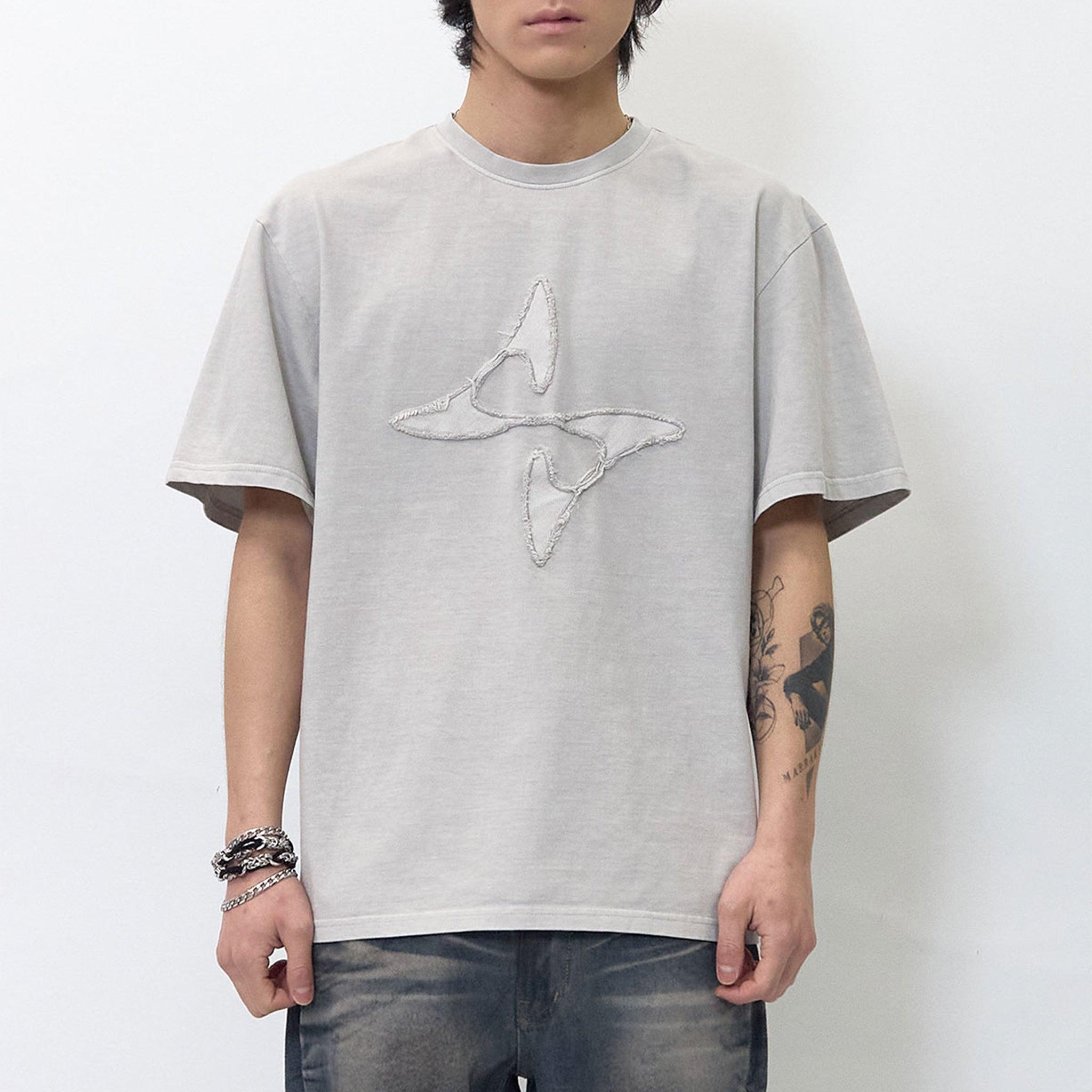 Low Cut Patch Logo T-Shirt