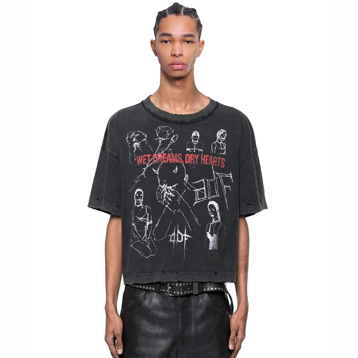 Wet Dreams Dry Hearts Vintage Cropped T-Shirt