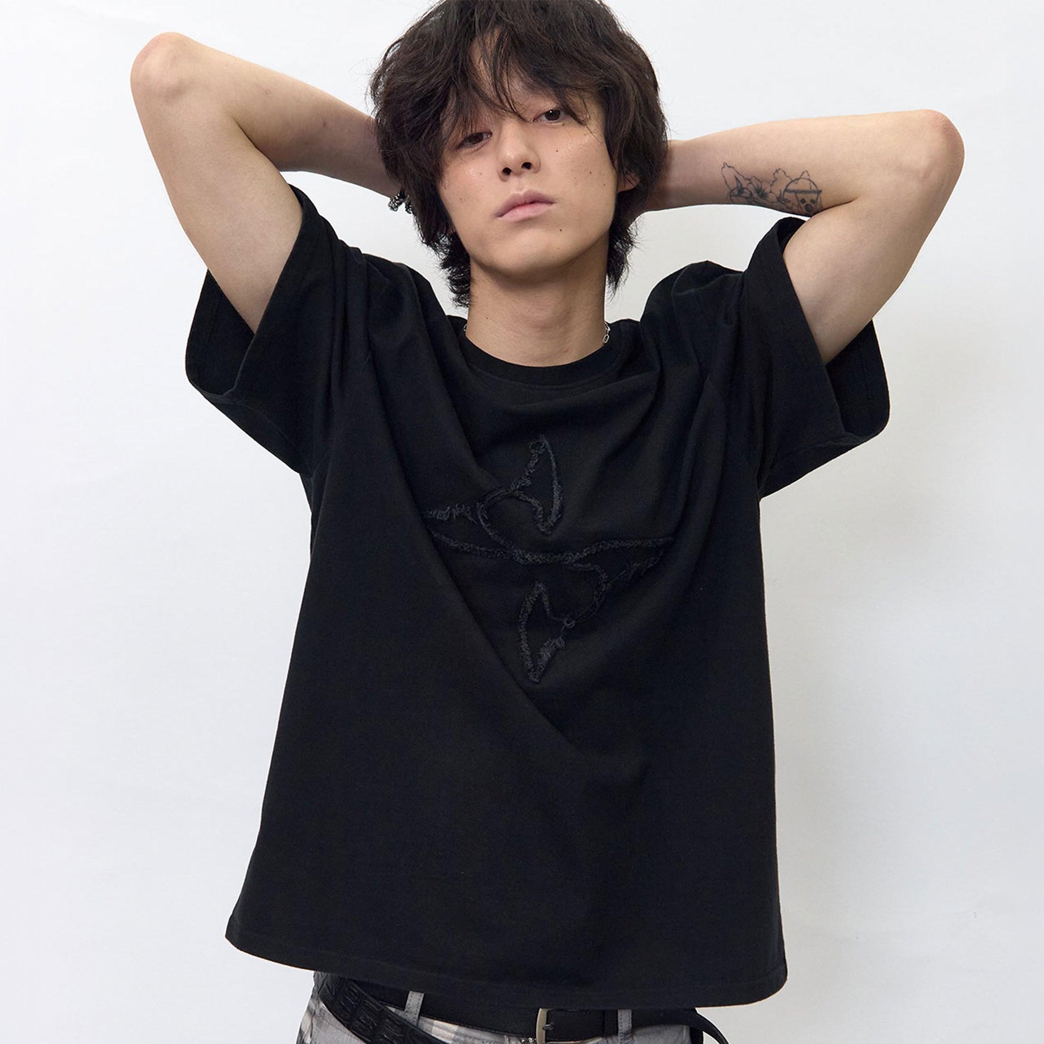 Low Cut Patch Logo T-Shirt