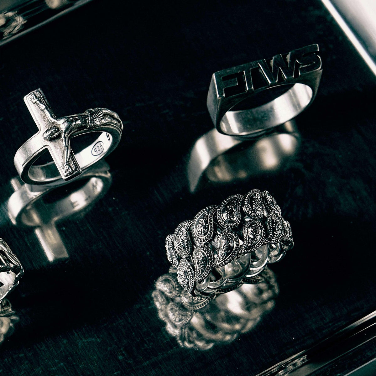 Paisley Cuban Ring
