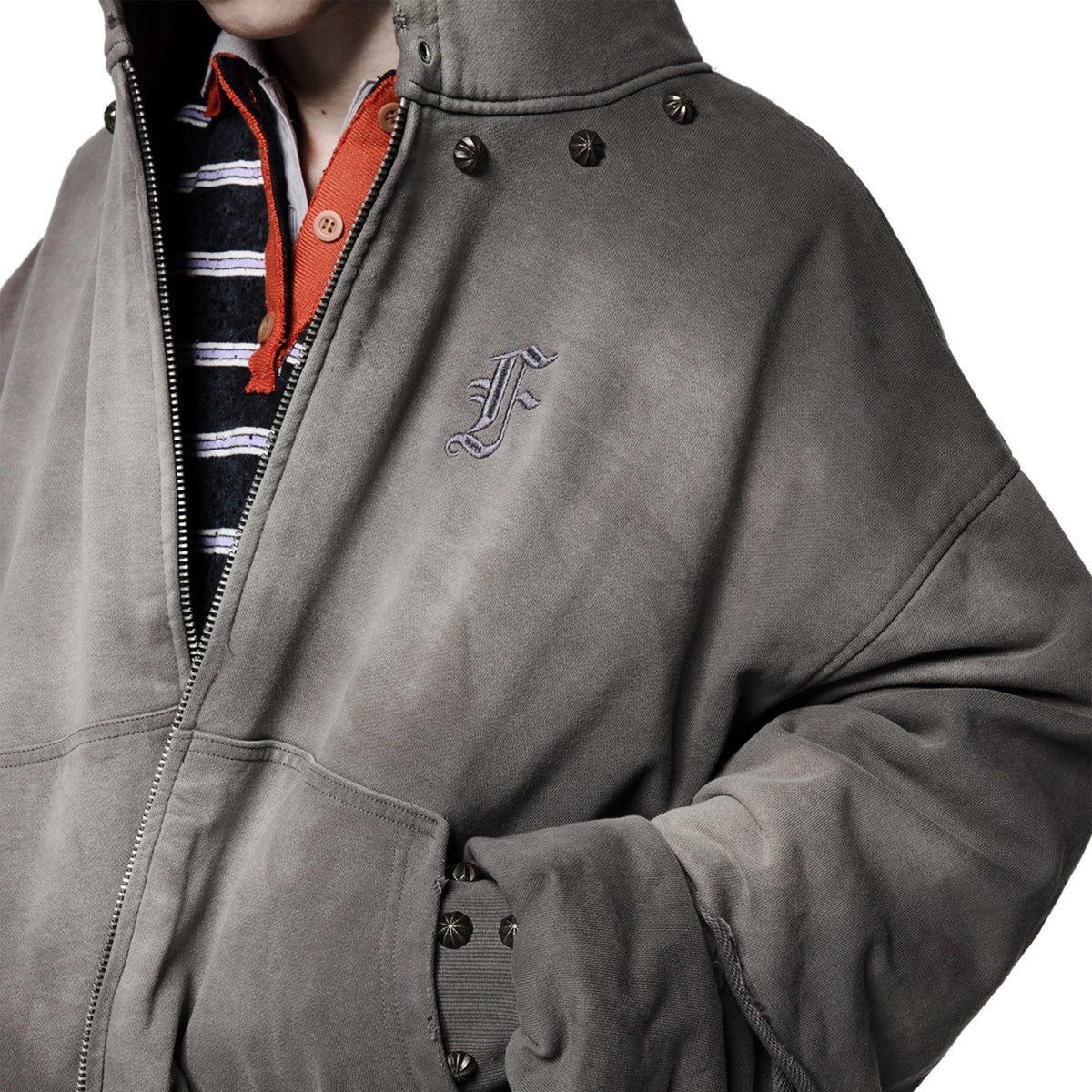 Door Knocker Art Zip Hoodie