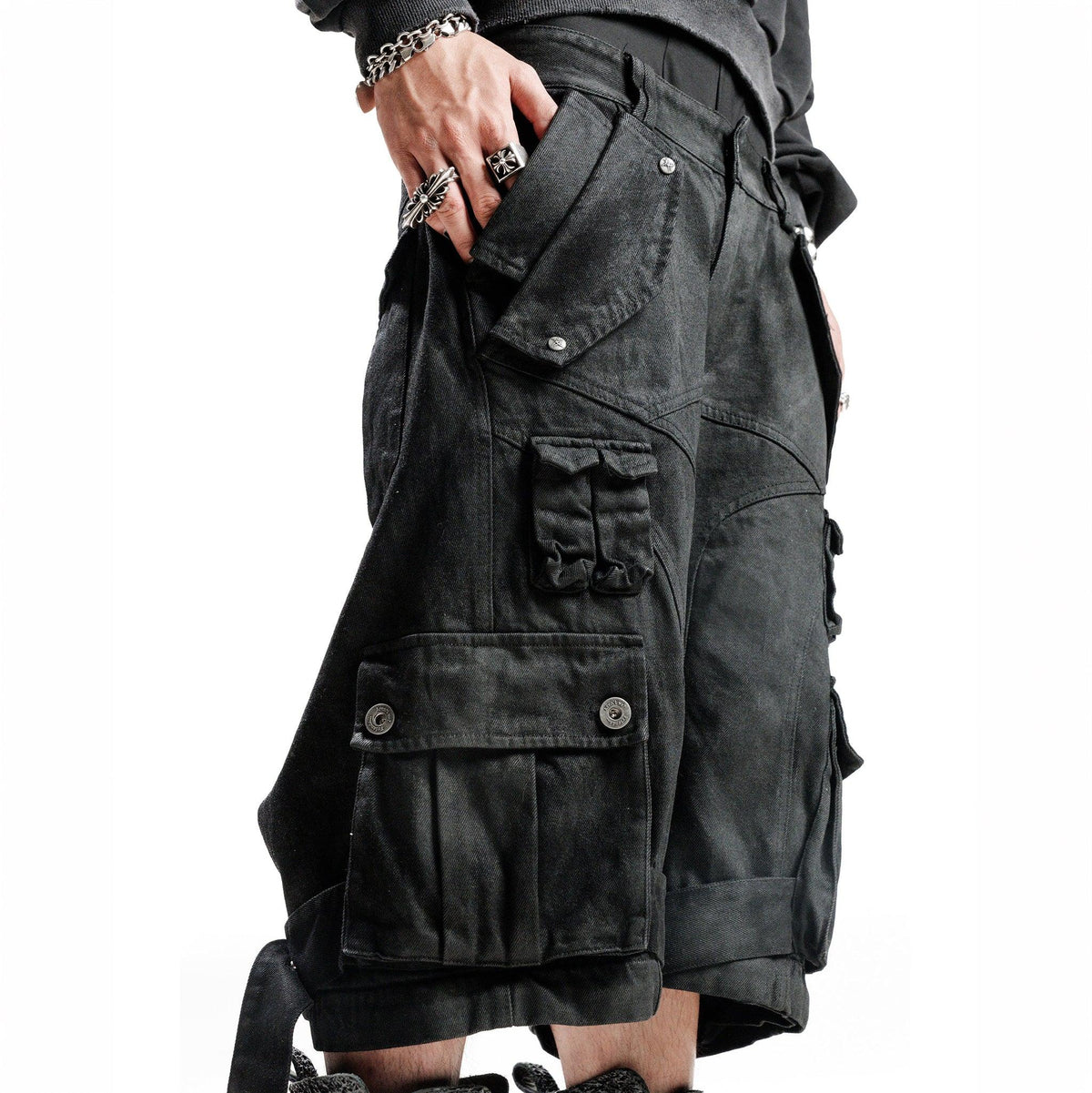 Near Waxed Detachable Cargo Pants