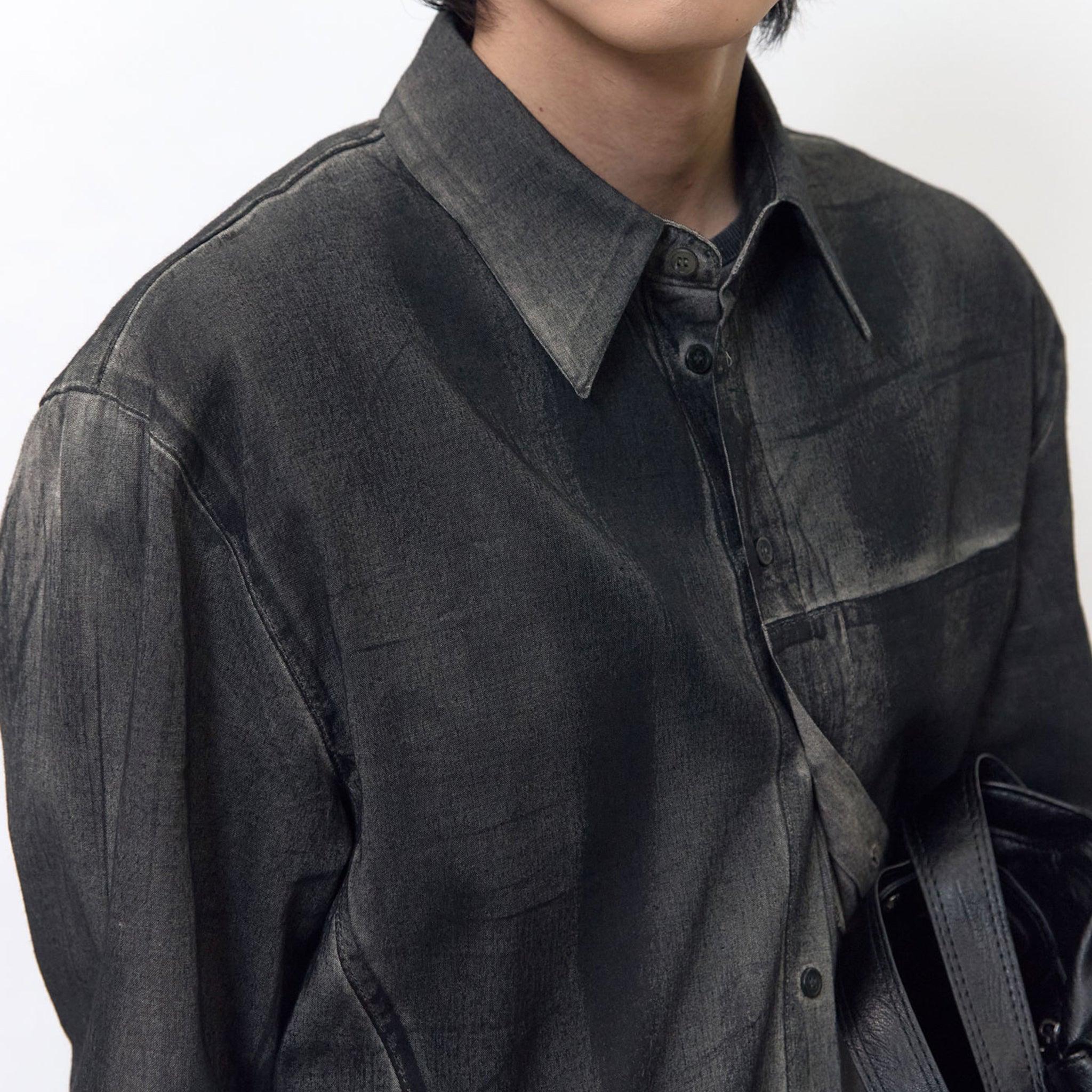 Oil Wash Relaxed Shirt