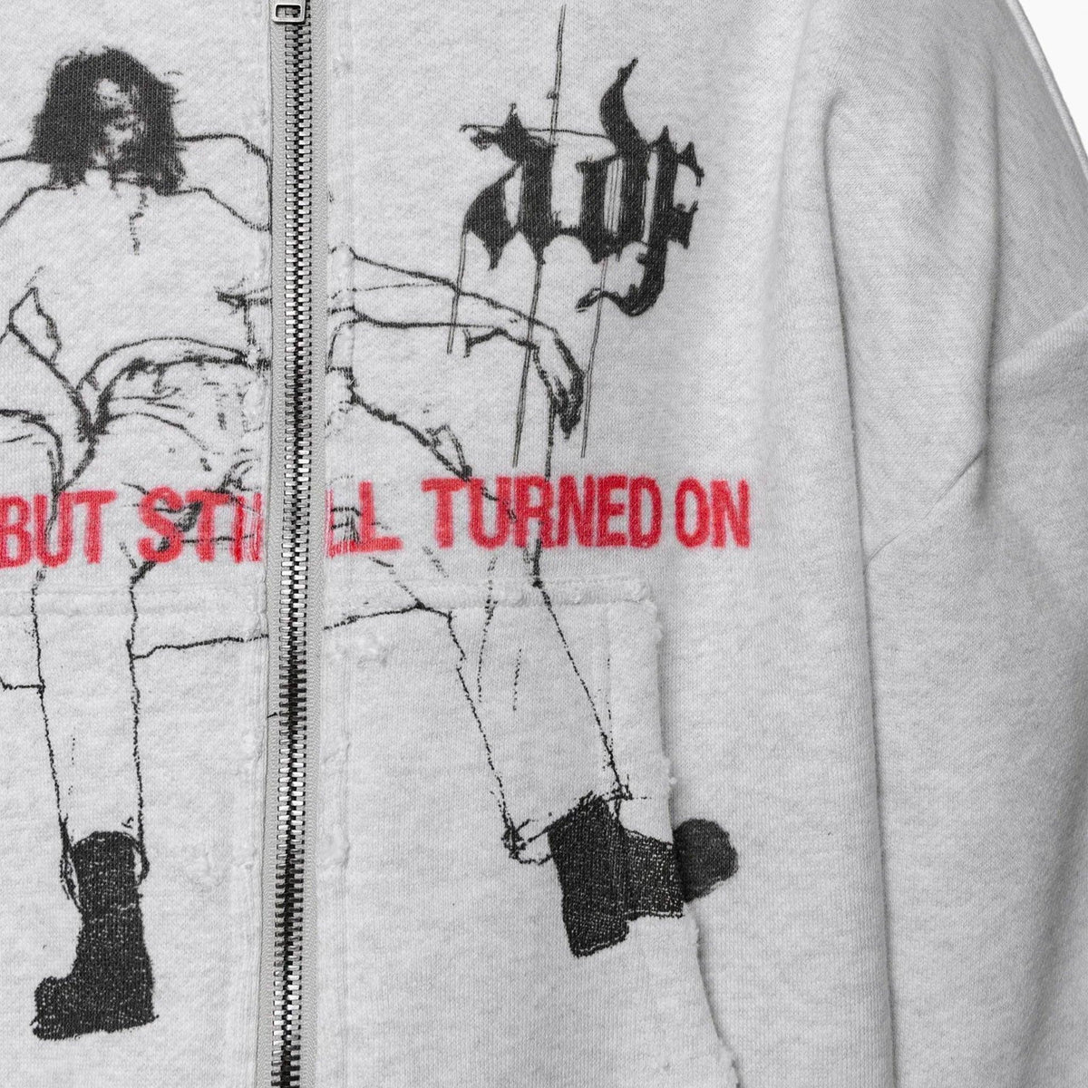 Dead But Still Turned On Zip Hoodie
