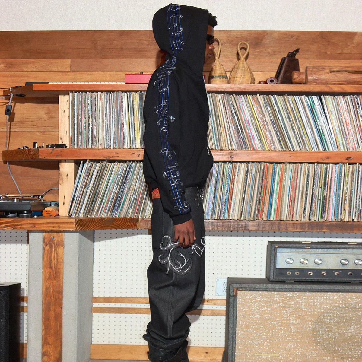 Crystal Notes Zip Hoodie