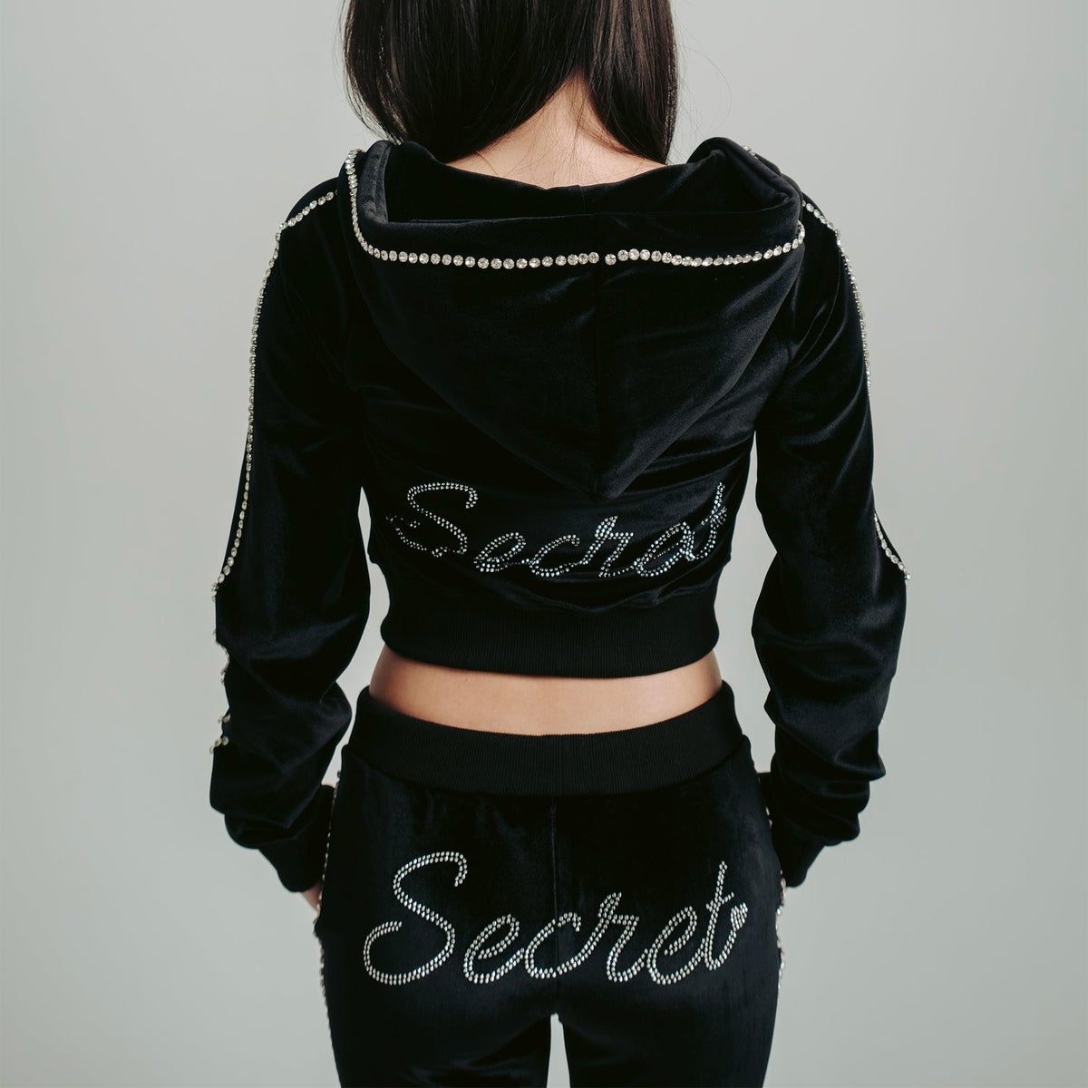 Womens Velvet Tracksuit