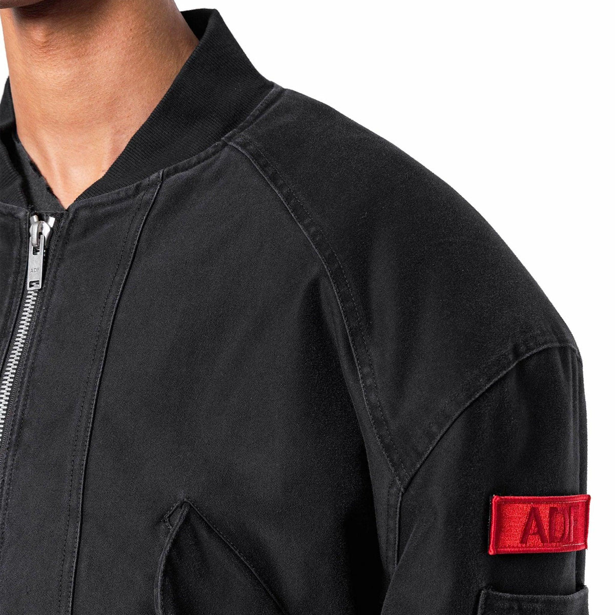 Riot Moleskin Cropped Bomber Jacket