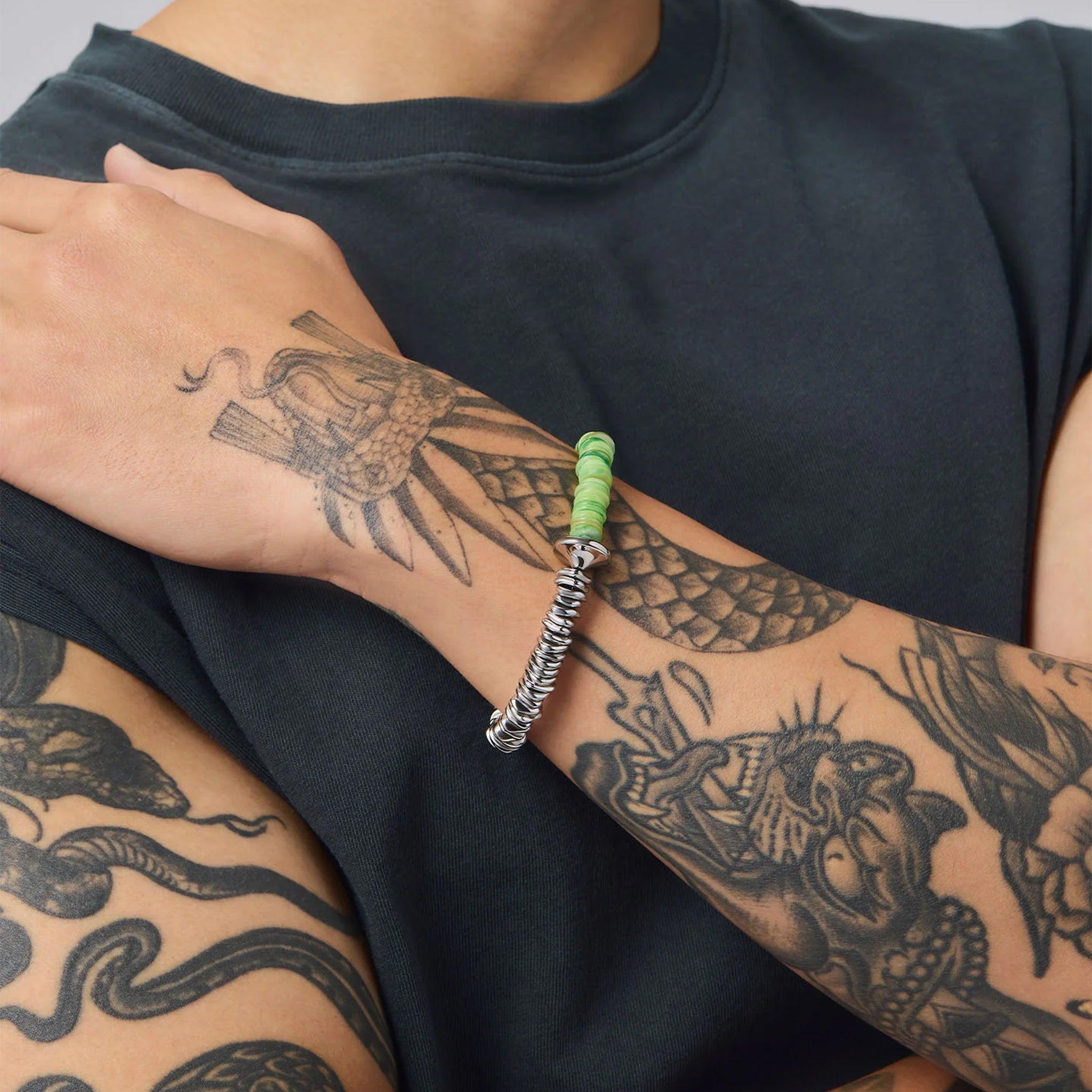 Foamline Jade Bracelet