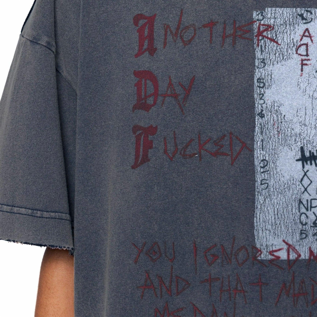 Another Day Fucked Vintage Cropped T-Shirt