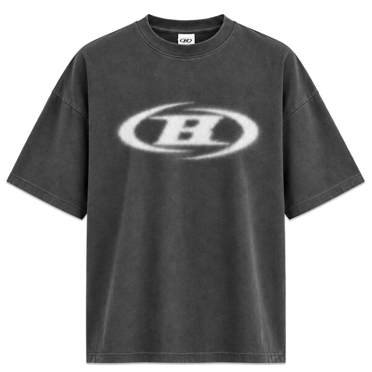Blur B Logo Oversized T-Shirt