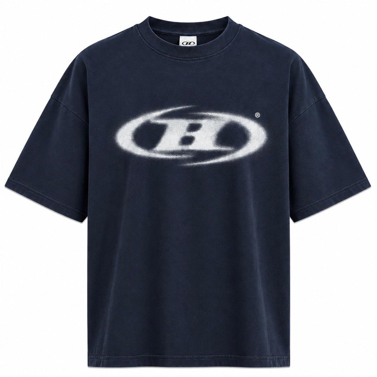 Blur B Logo Oversized T-Shirt