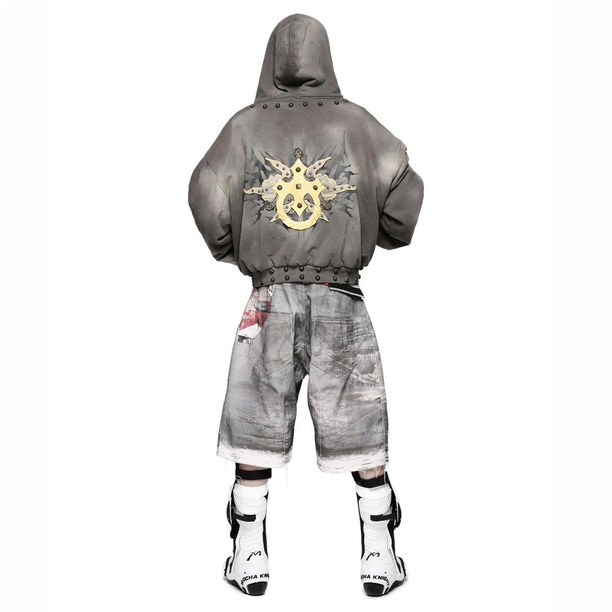 Door Knocker Art Zip Hoodie