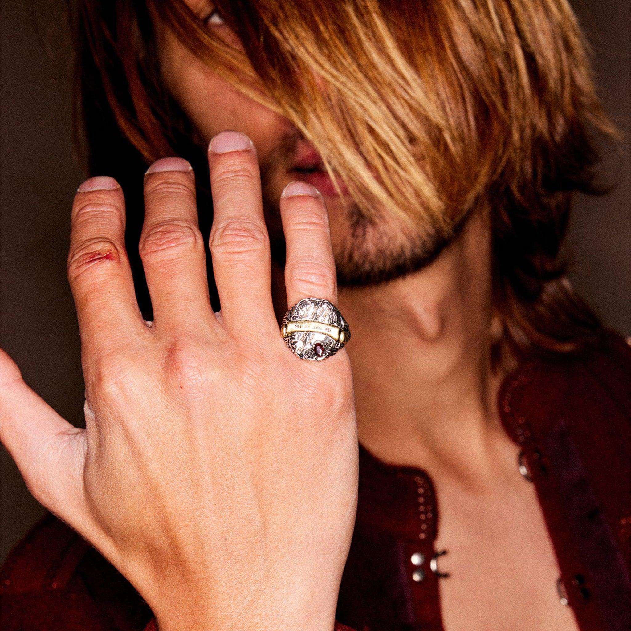 Sacred Heart Crest Ring