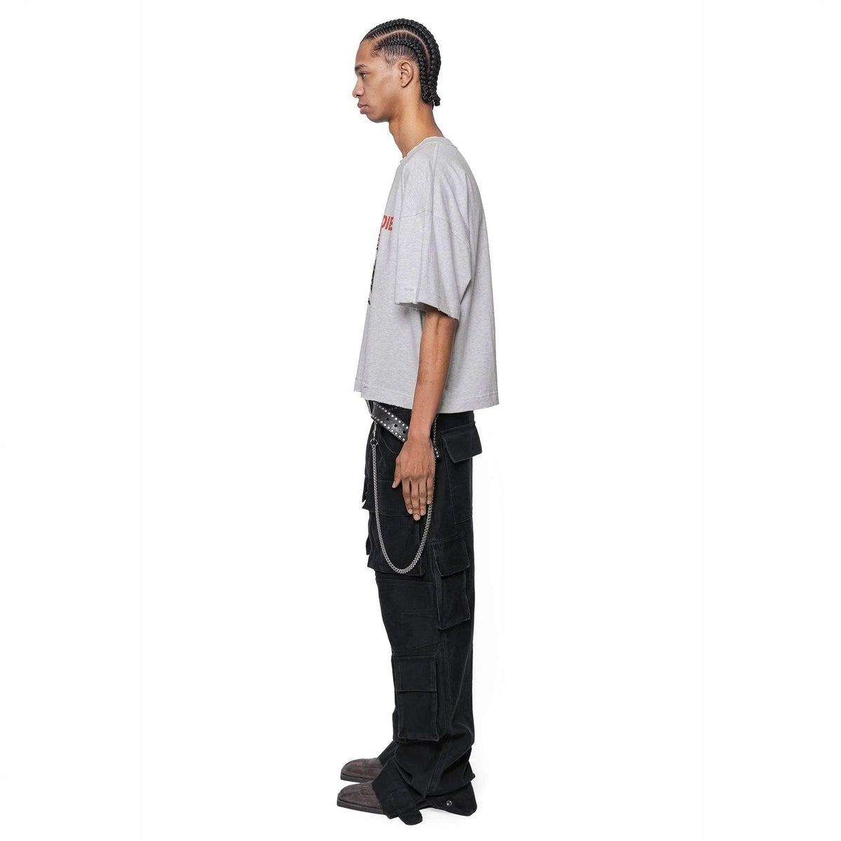 Violence Etudiee En Silence Vintage Cropped T-Shirt