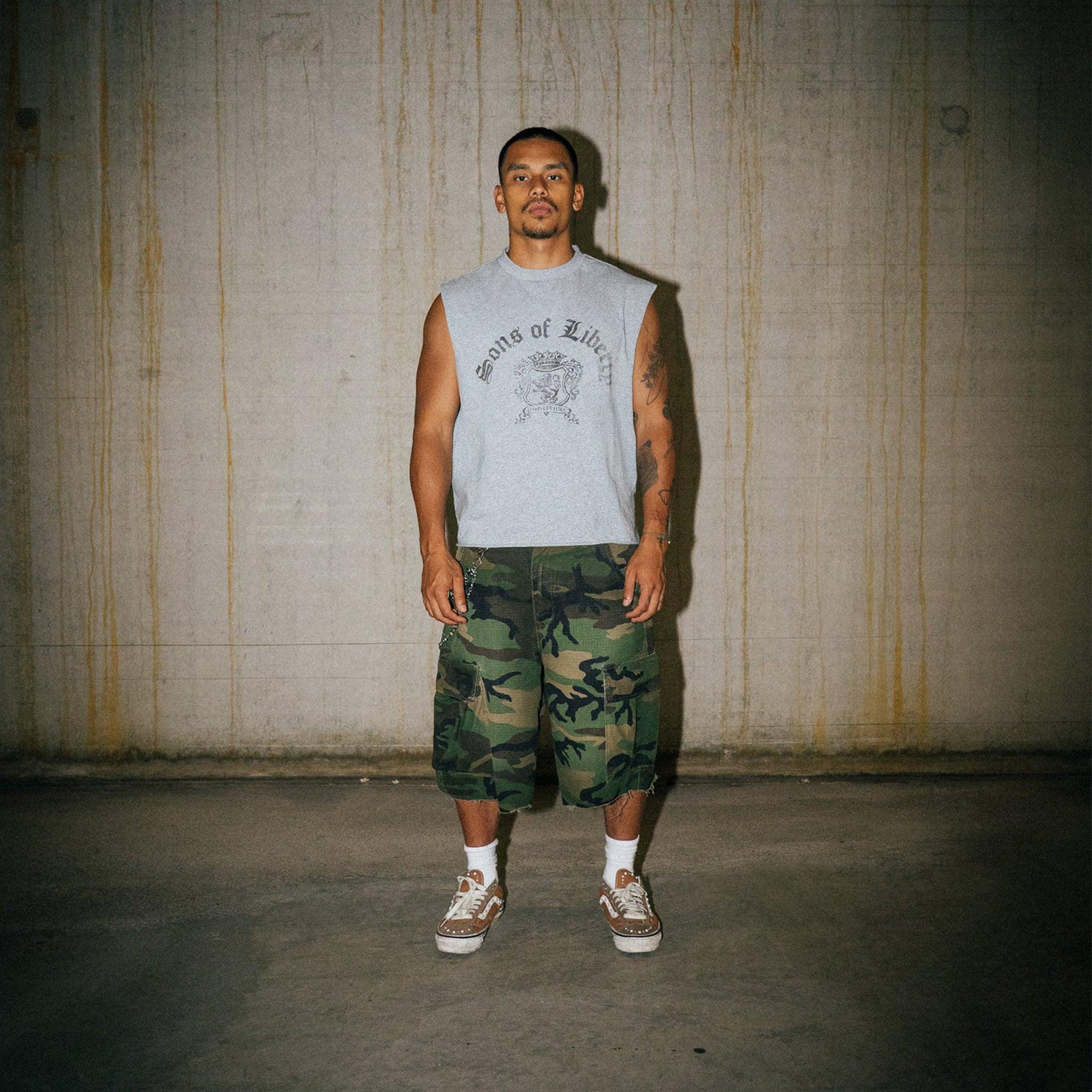 Raw Cut Camo Shorts