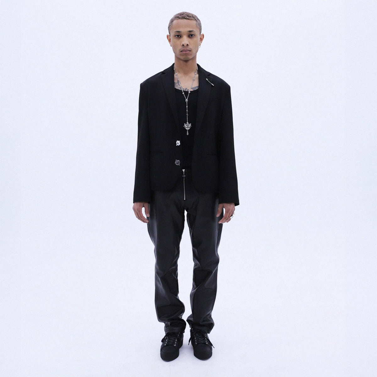 Cross Button Tailored Jacket