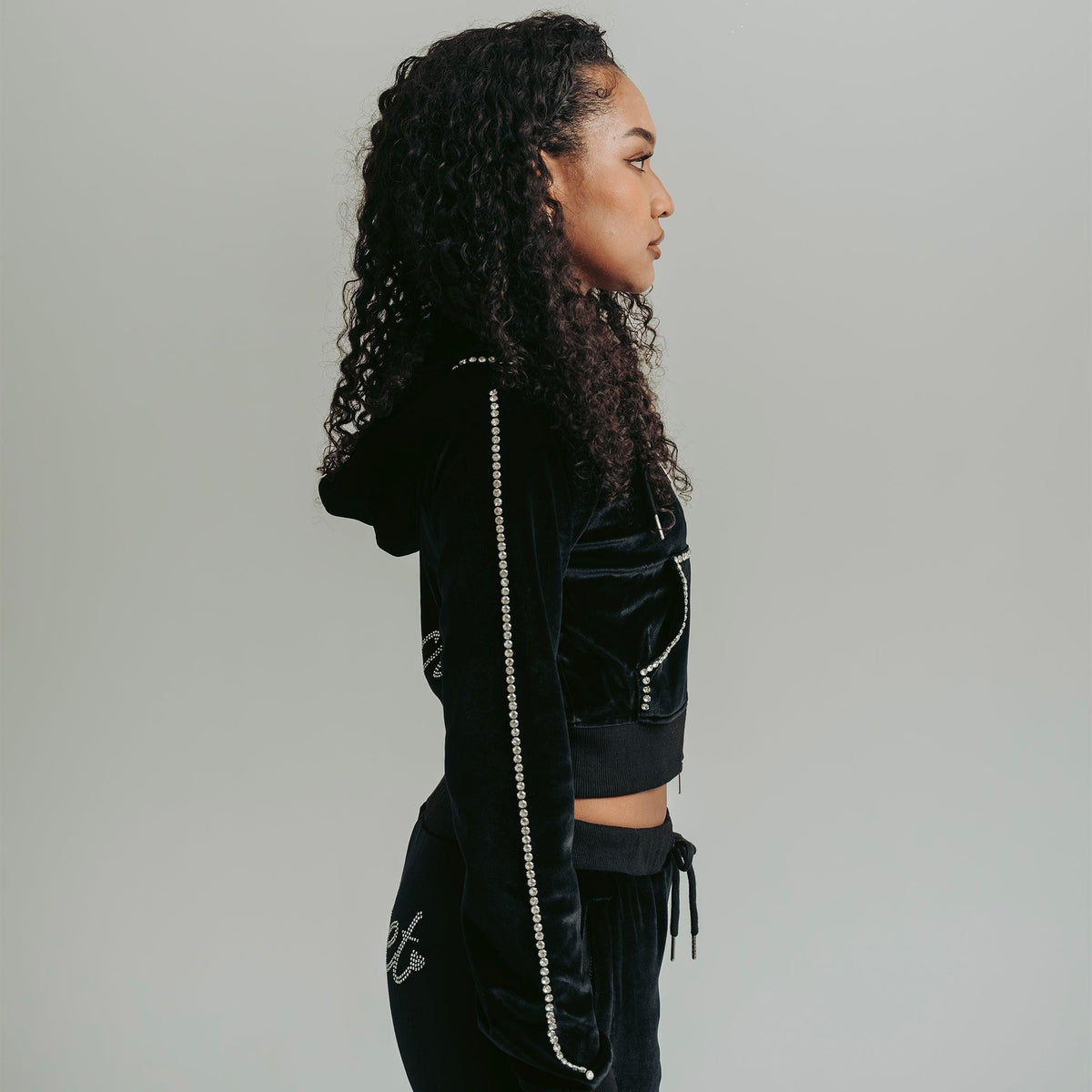 Womens Velvet Tracksuit