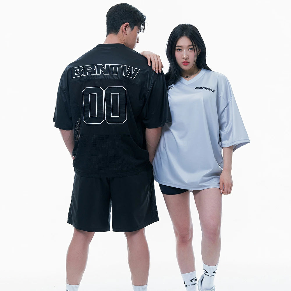 Number 00 Rugby Jersey Half Pants