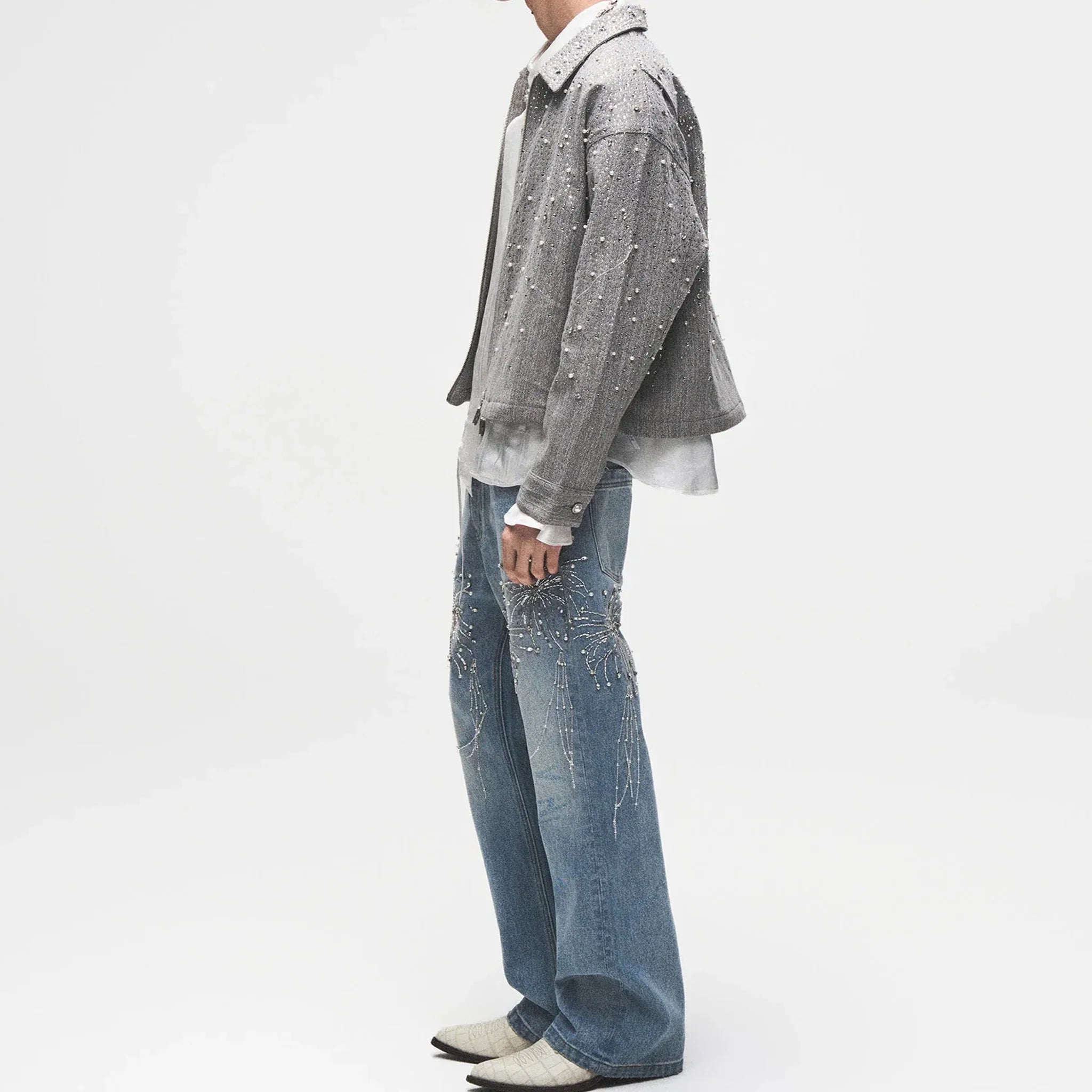 Fireworks Washed Denim - BIRTH OF ROYAL CHILD - VENTURER